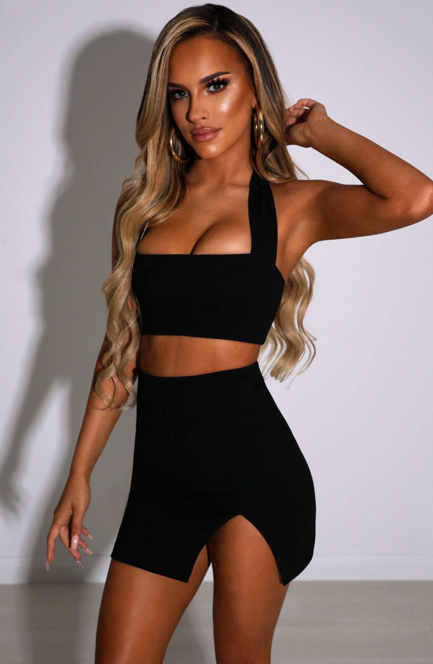 Livia Mini Skirt - Black-My Top Dress.All Rights Reserved