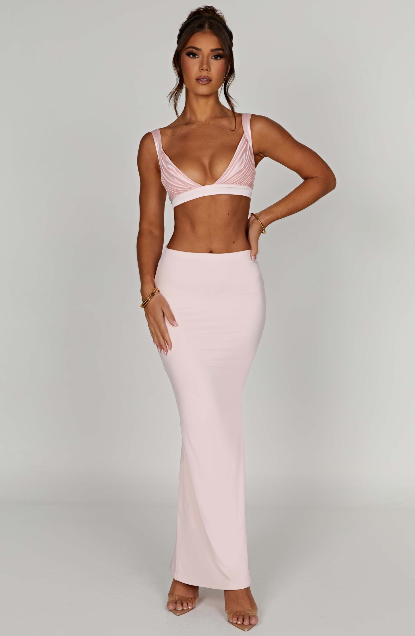 Astrid Maxi Skirt - Blush-My Top Dress.All Rights Reserved
