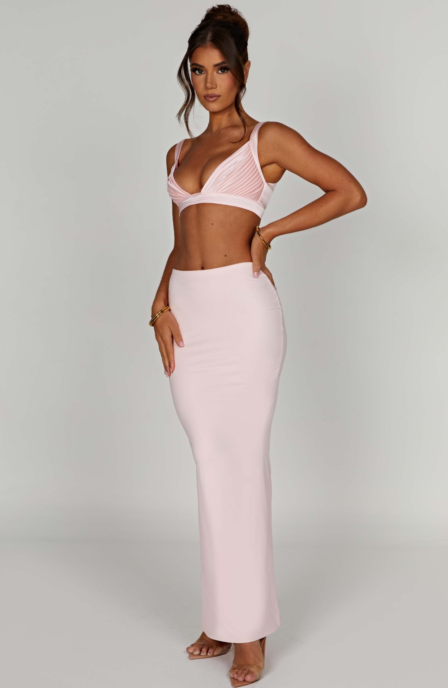 Astrid Maxi Skirt - Blush-My Top Dress.All Rights Reserved