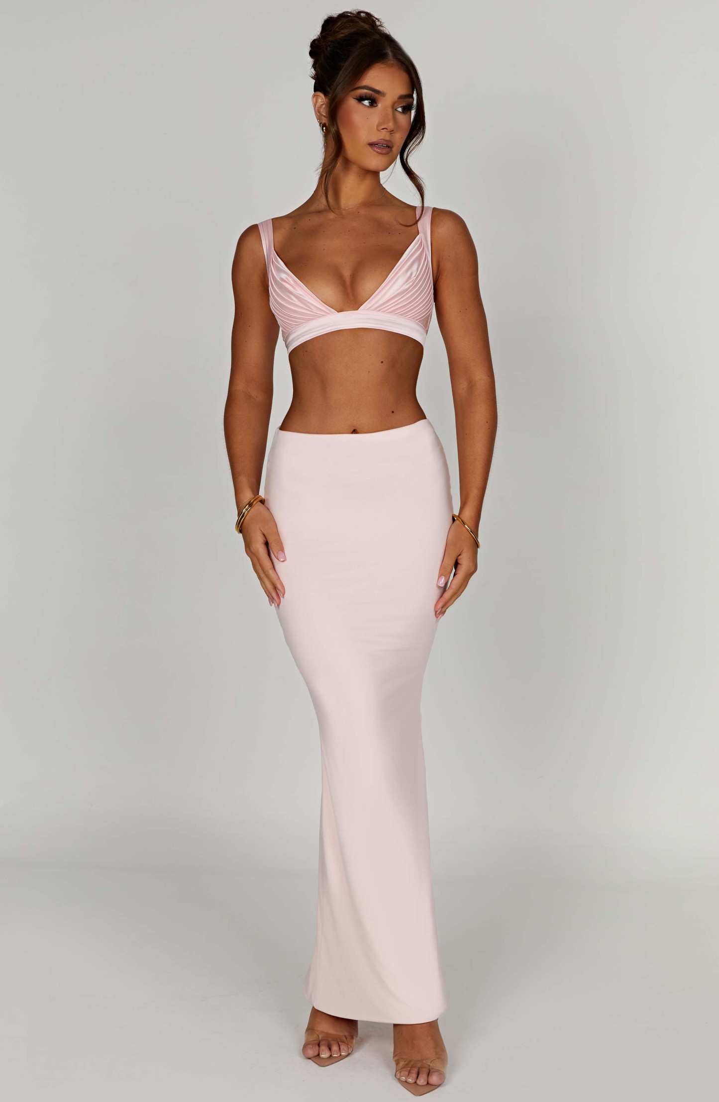 Astrid Maxi Skirt - Blush-My Top Dress.All Rights Reserved