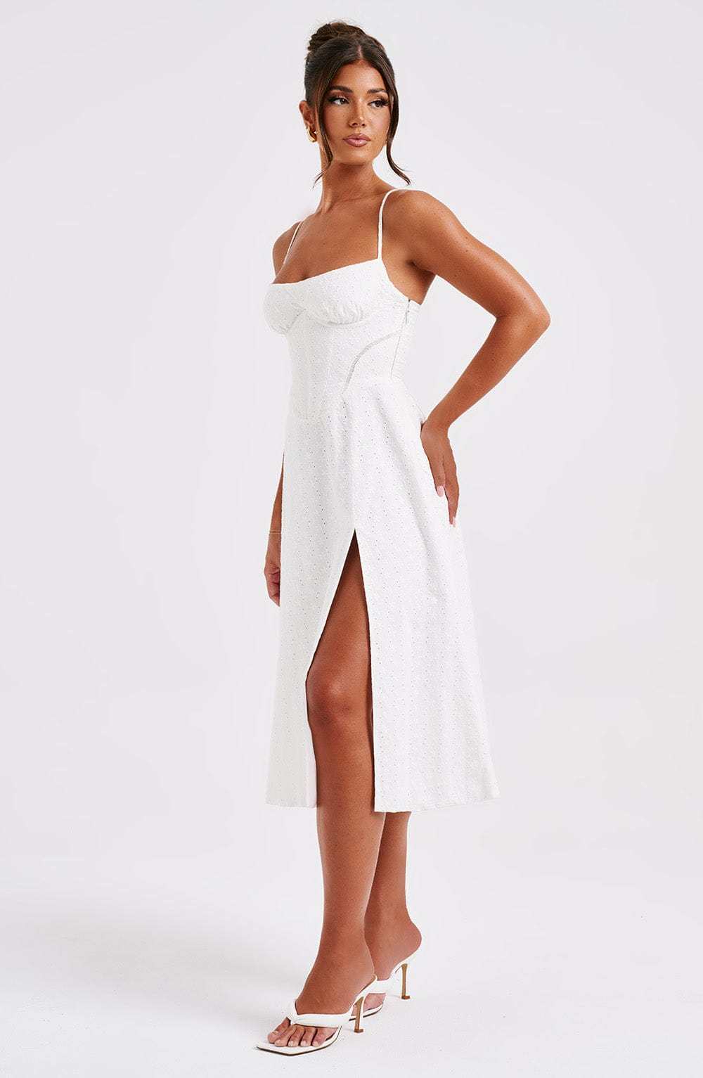 Luanna Midi Dress - Ivory-My Top Dress.All Rights Reserved