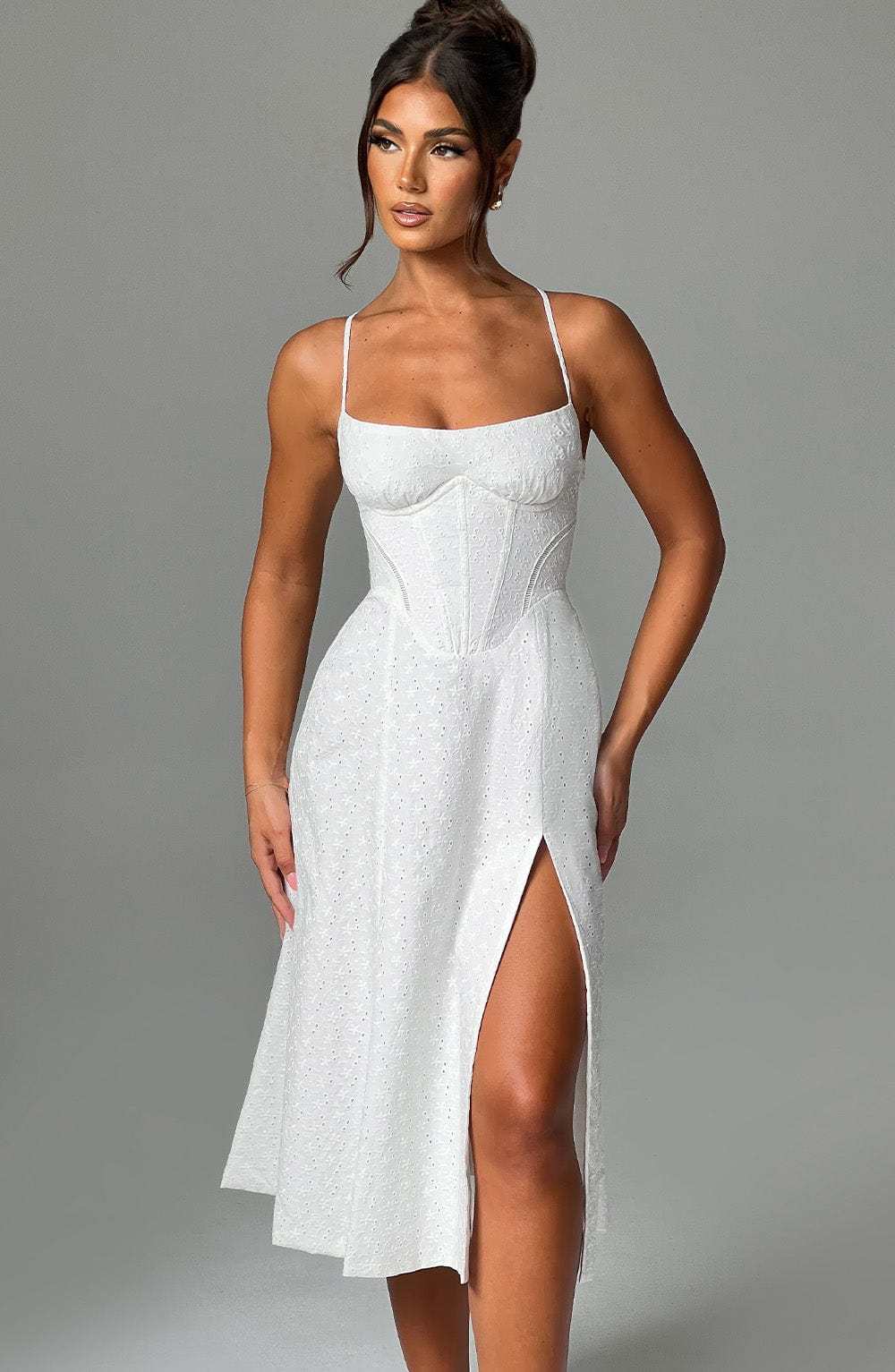 Luanna Midi Dress - Ivory-My Top Dress.All Rights Reserved