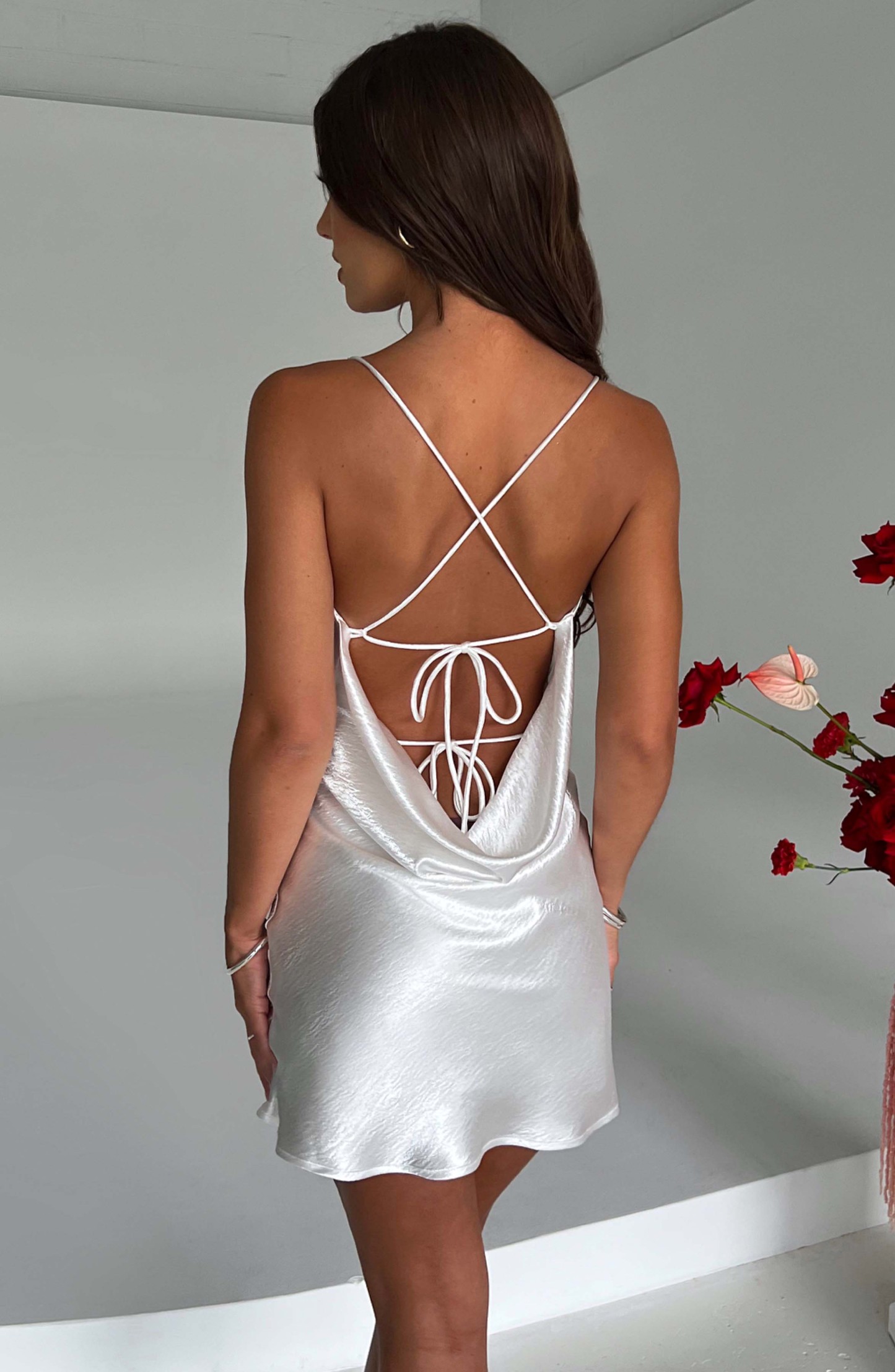 Lydia Mini Dress - Ivory-My Top Dress.All Rights Reserved
