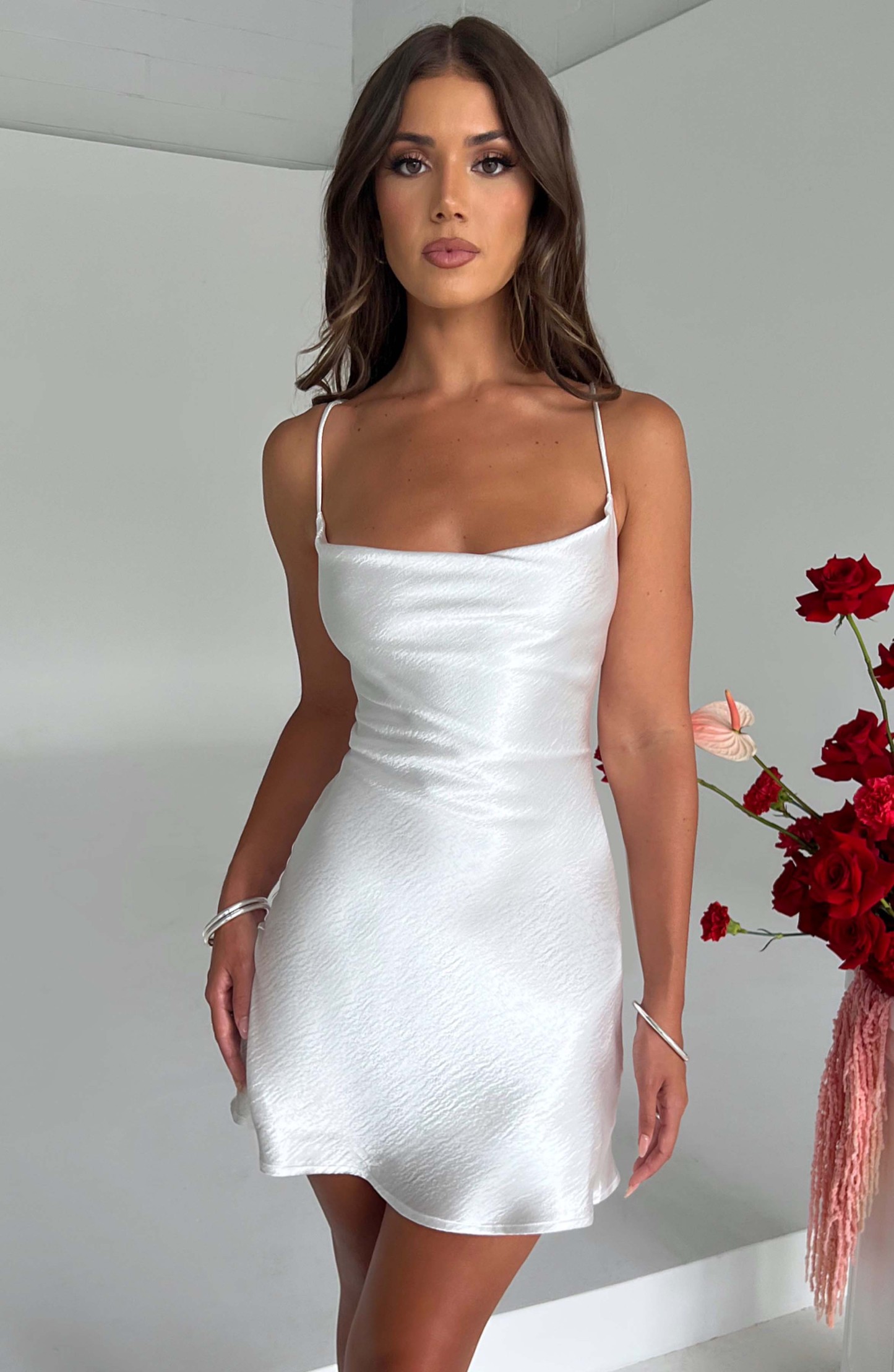 Lydia Mini Dress - Ivory-My Top Dress.All Rights Reserved