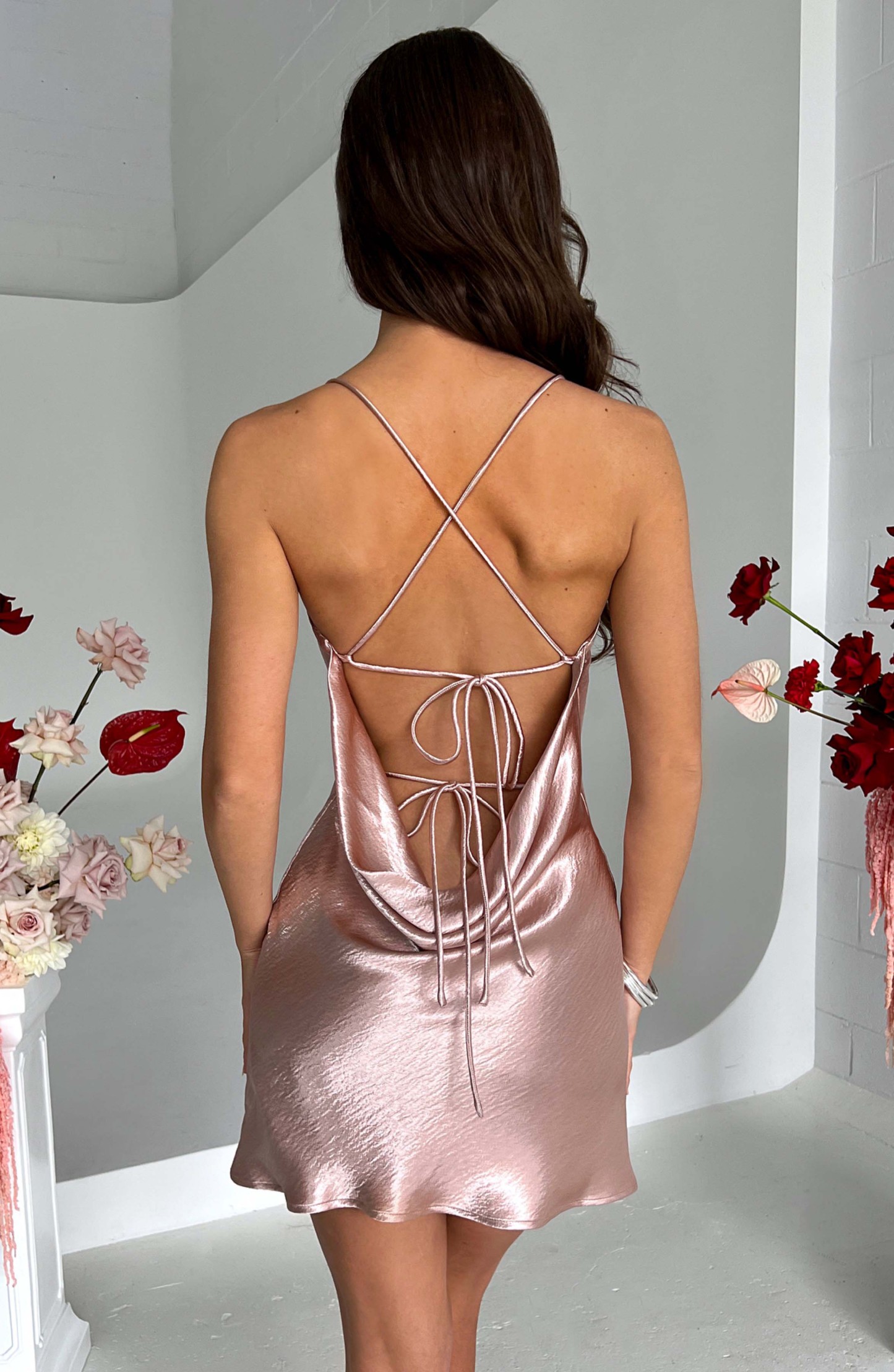 Lydia Mini Dress - Pink-My Top Dress.All Rights Reserved