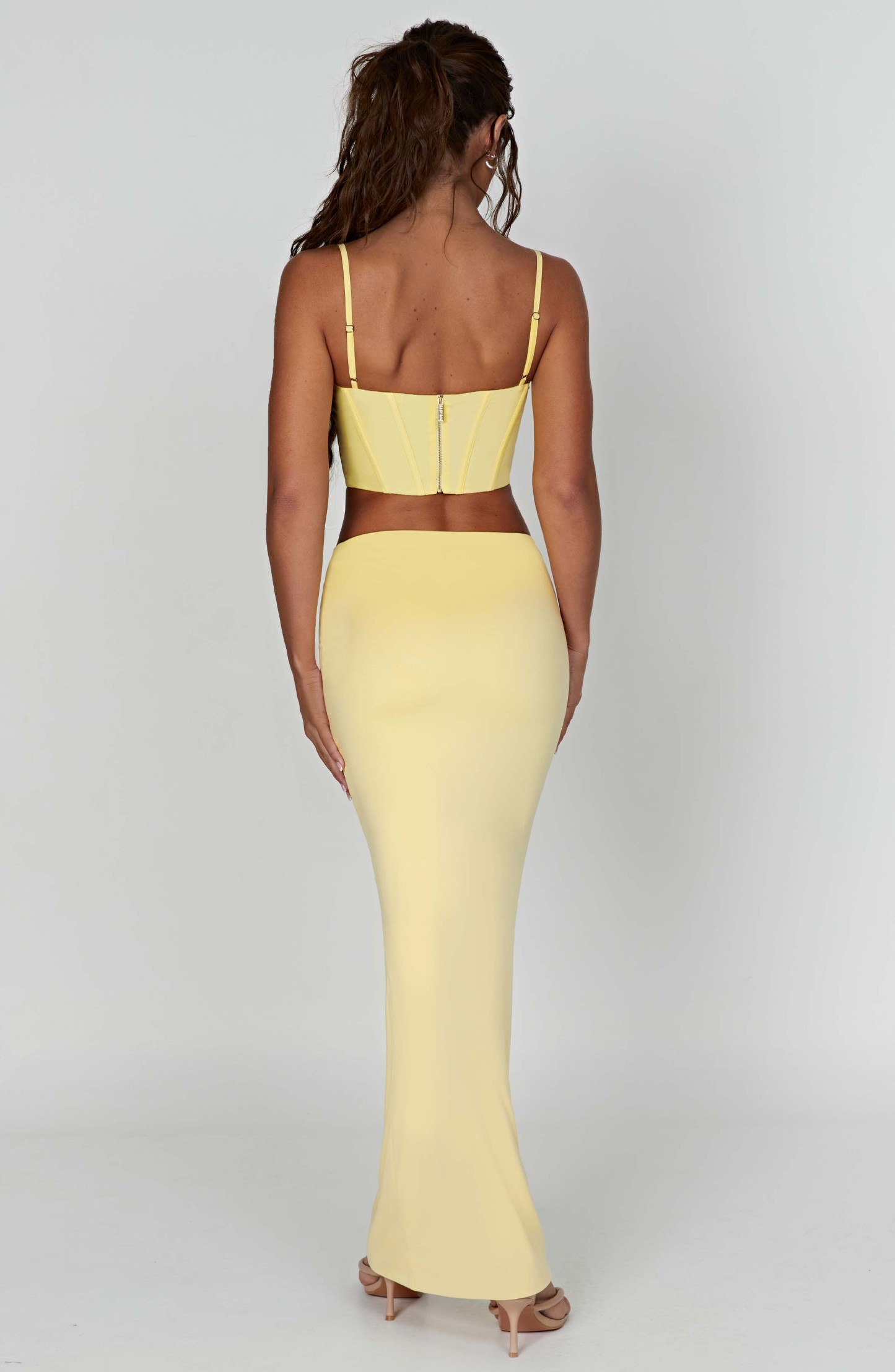 Maddie Corset - Lemon-My Top Dress.All Rights Reserved