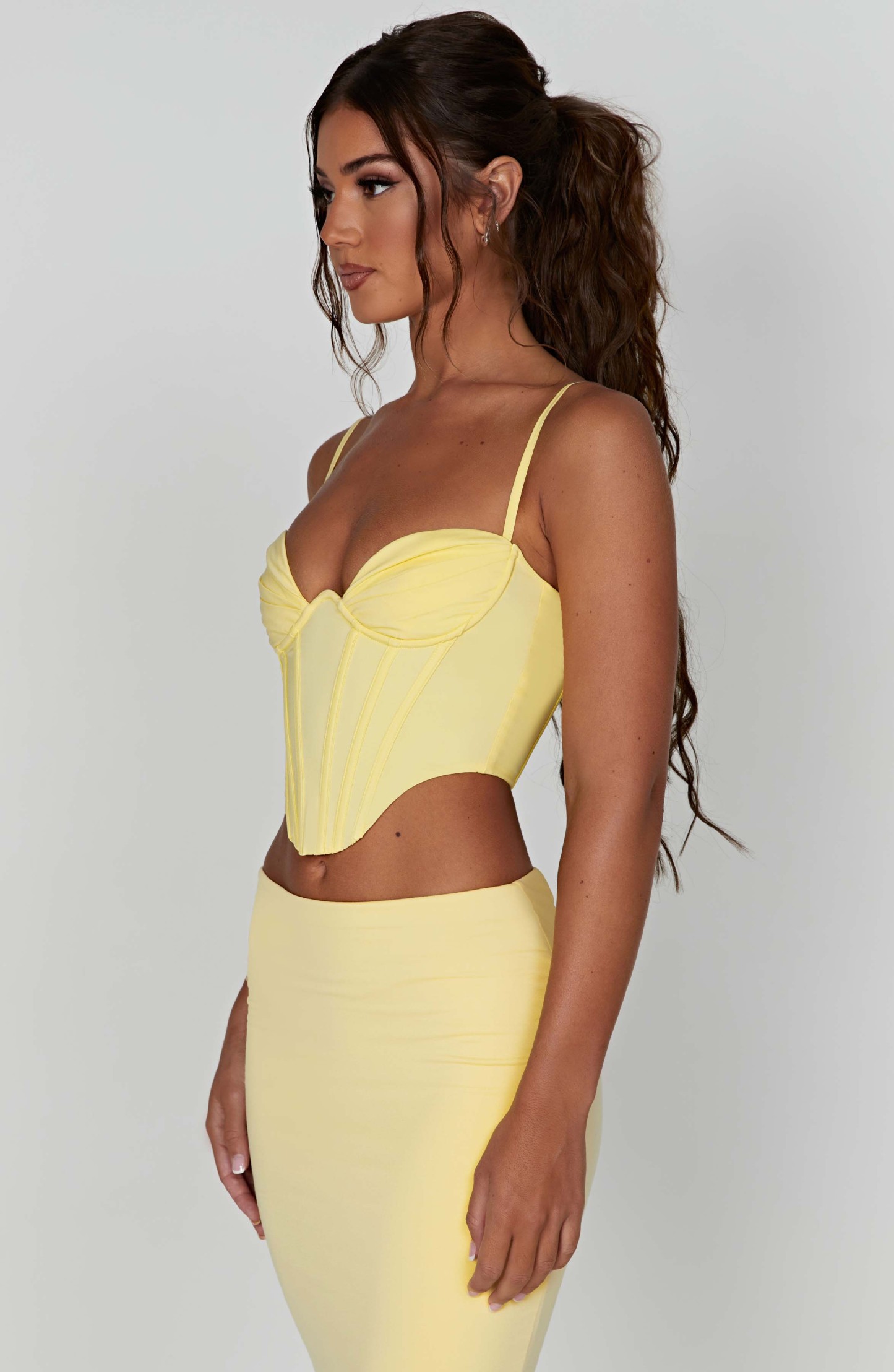 Maddie Corset - Lemon-My Top Dress.All Rights Reserved