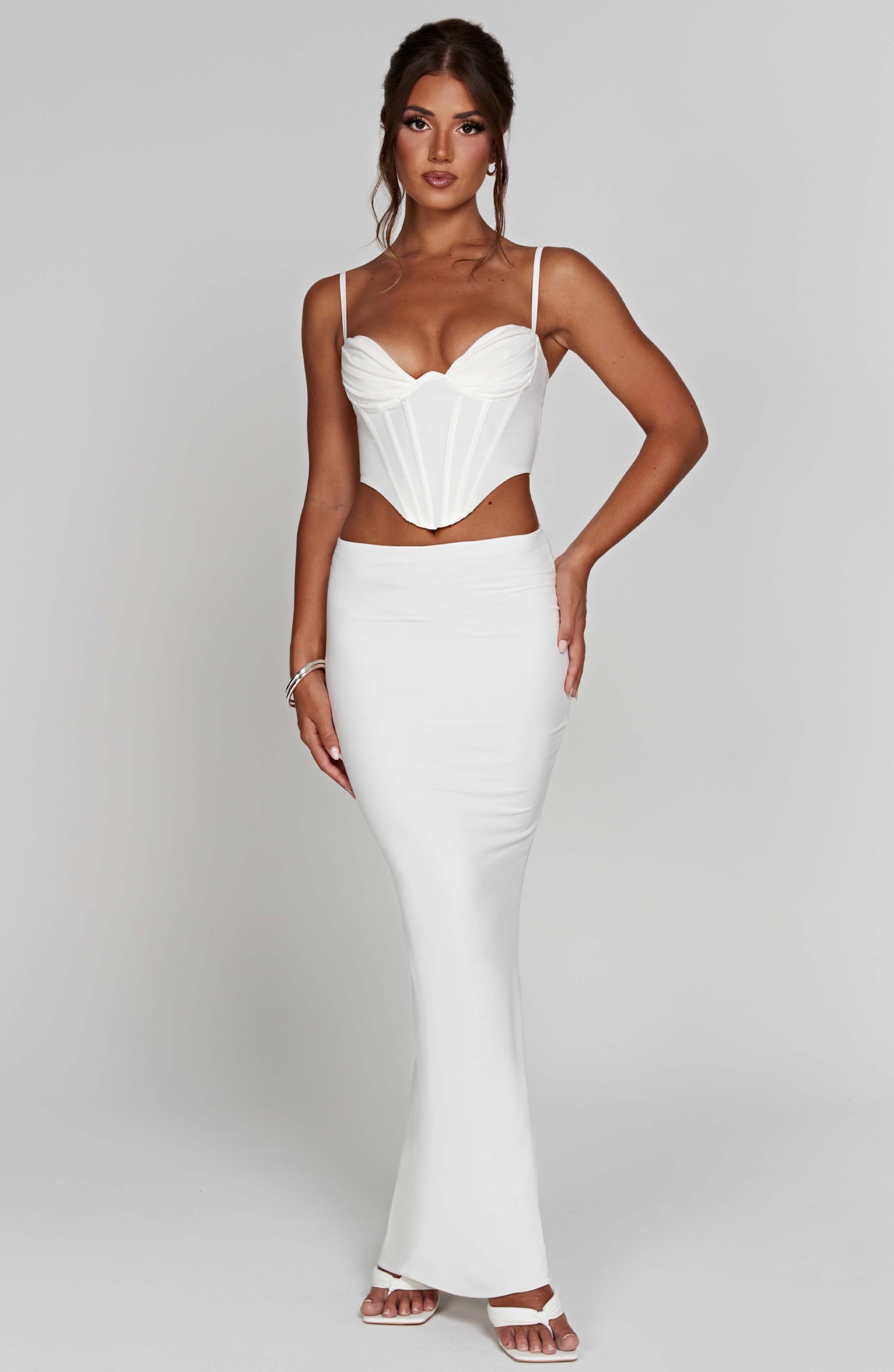 Maddie Corset - White-My Top Dress.All Rights Reserved