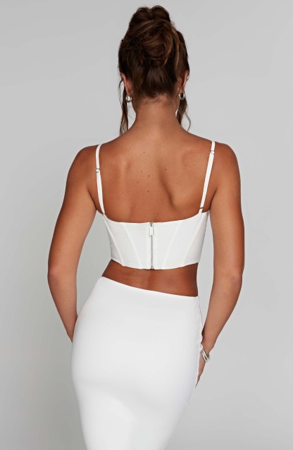 Maddie Corset - White-My Top Dress.All Rights Reserved