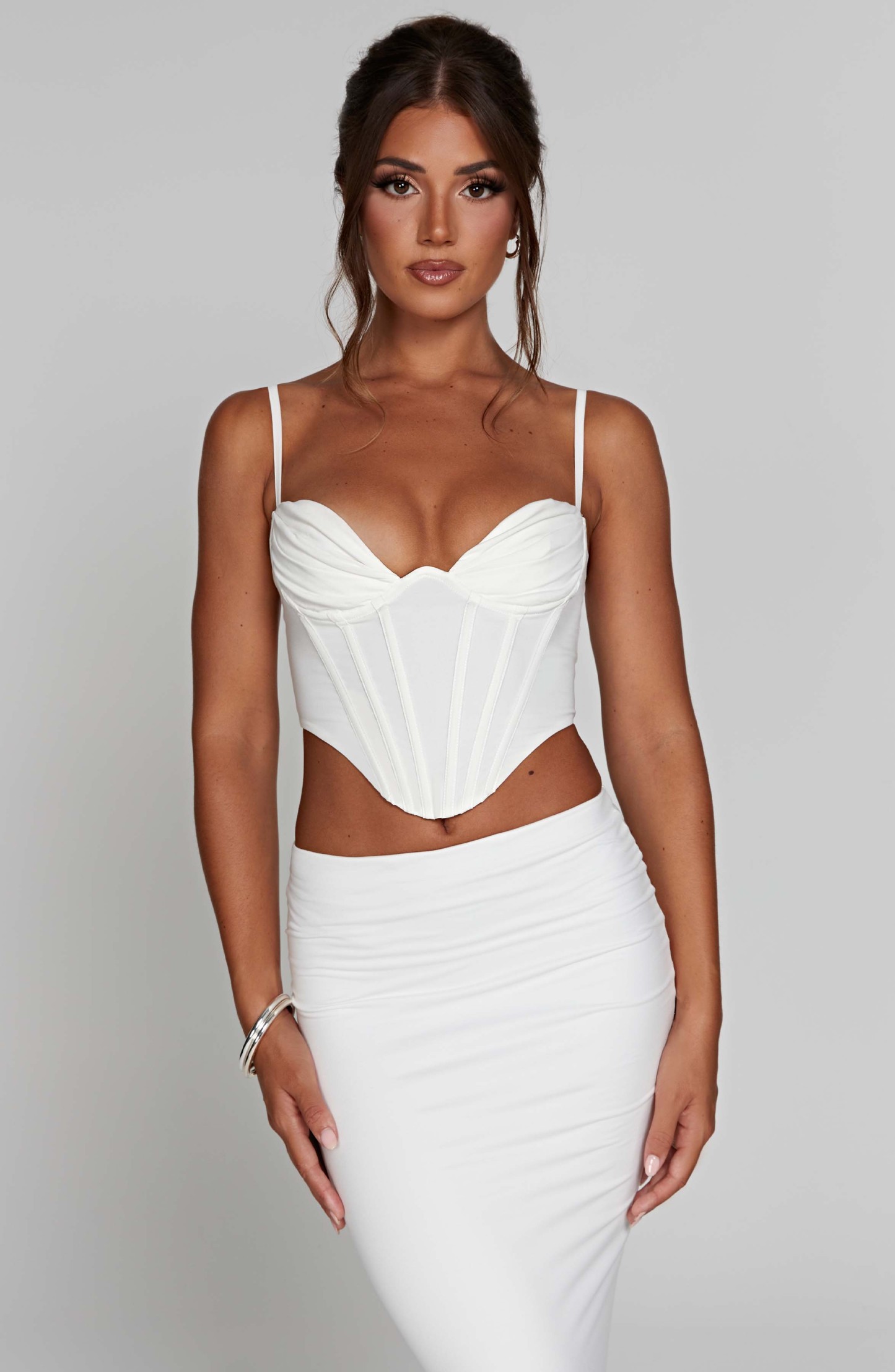 Maddie Corset - White-My Top Dress.All Rights Reserved