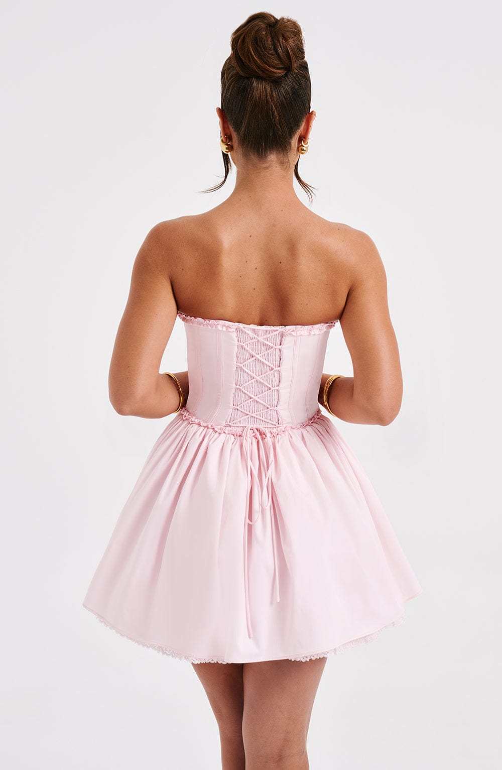 Maeve Mini Dress - Blush-My Top Dress.All Rights Reserved