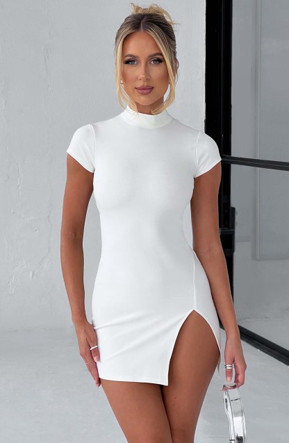 Mai Mini Dress - White-My Top Dress.All Rights Reserved