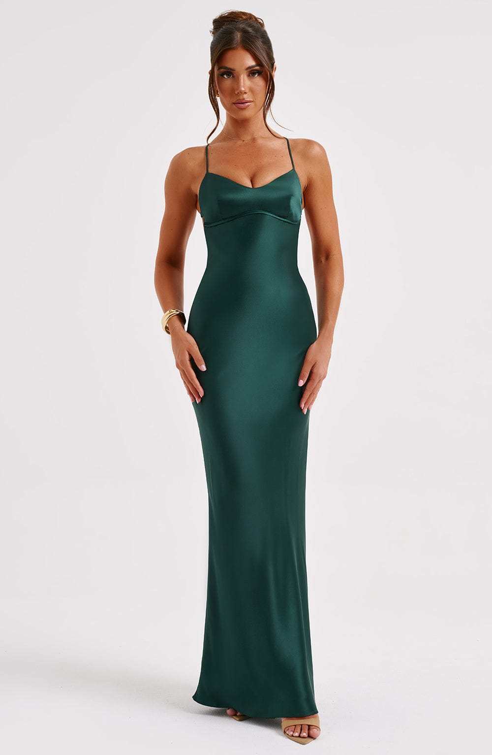 Malika Maxi Dress - Emerald-My Top Dress.All Rights Reserved