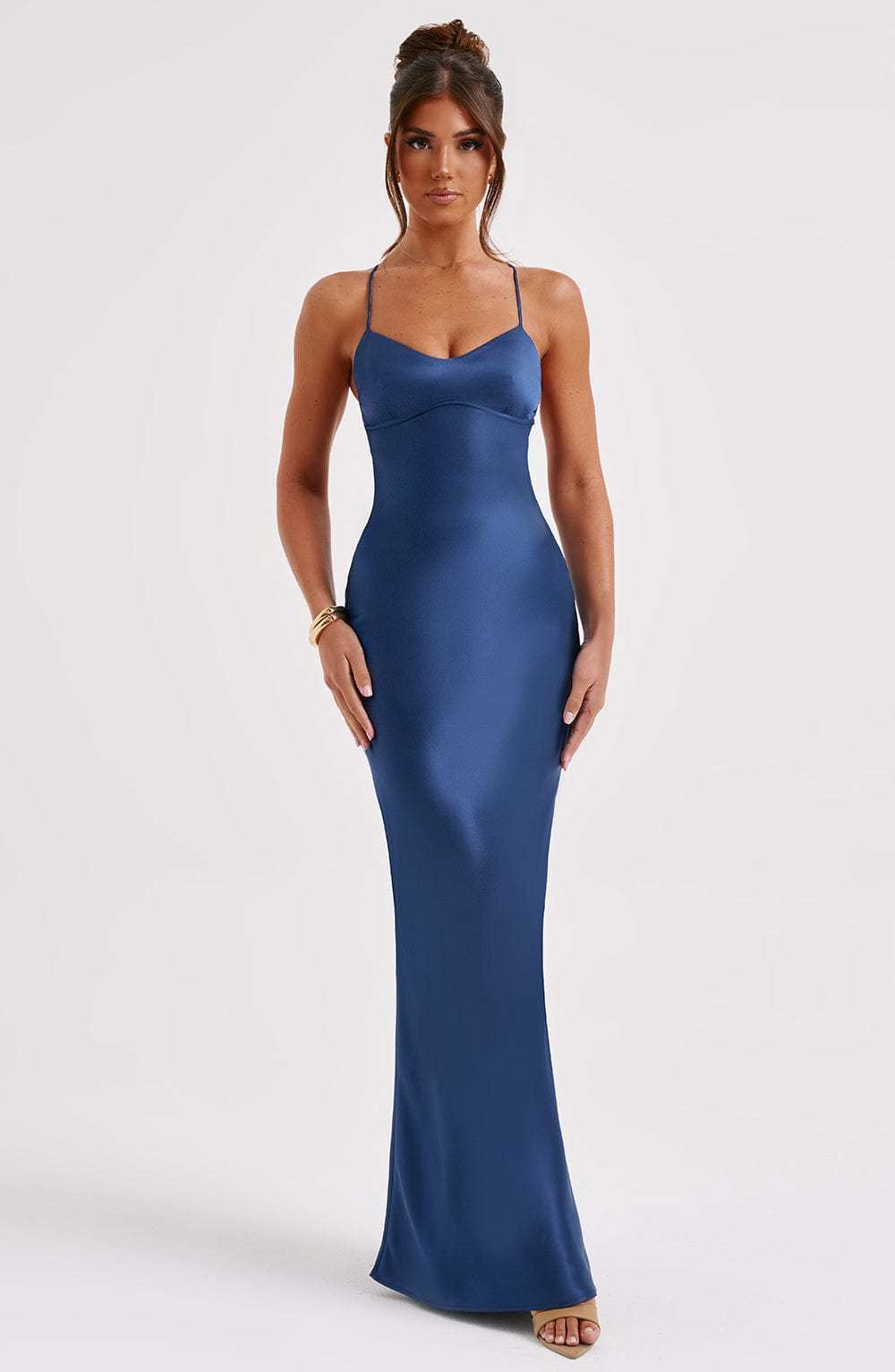 Malika Maxi Dress - Navy-My Top Dress.All Rights Reserved