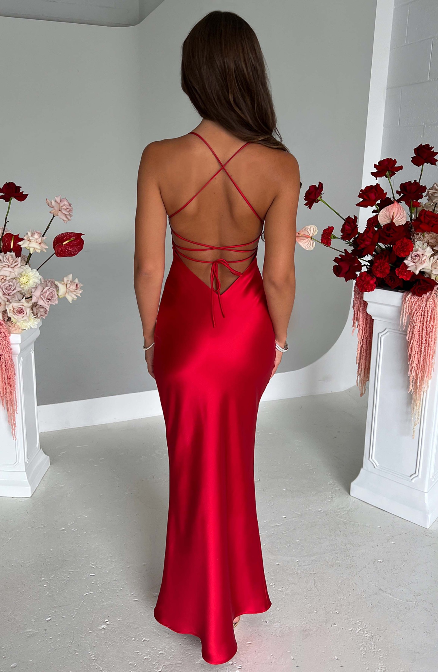 Malika Maxi Dress - Red-My Top Dress.All Rights Reserved