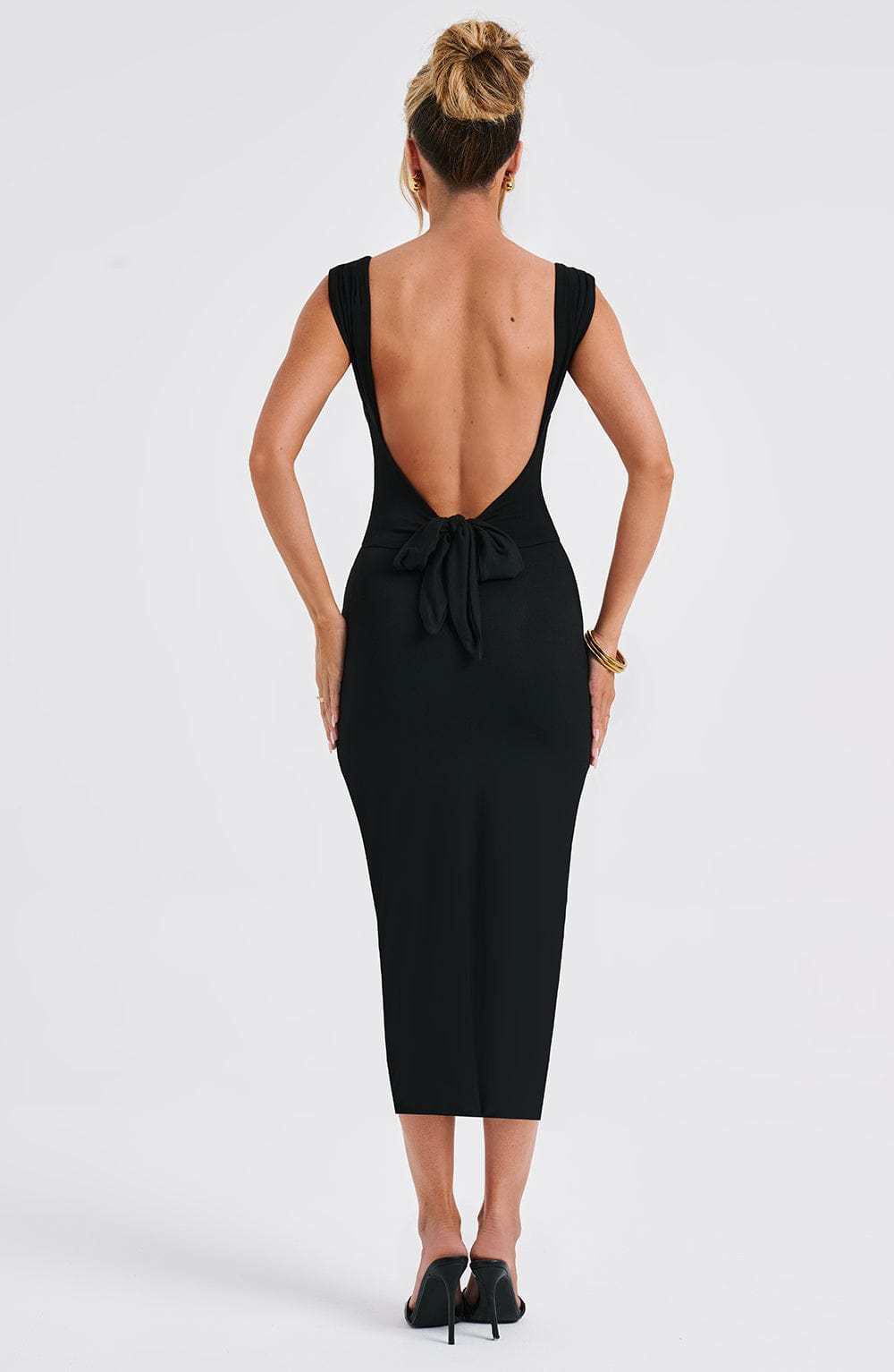 Malina Midi Dress - Black-My Top Dress.All Rights Reserved