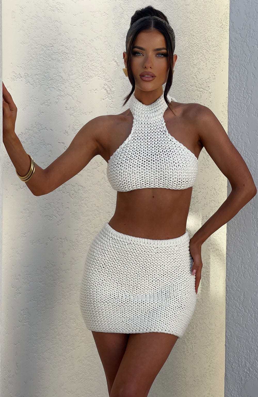 Margot Mini Skirt - Ivory-My Top Dress.All Rights Reserved