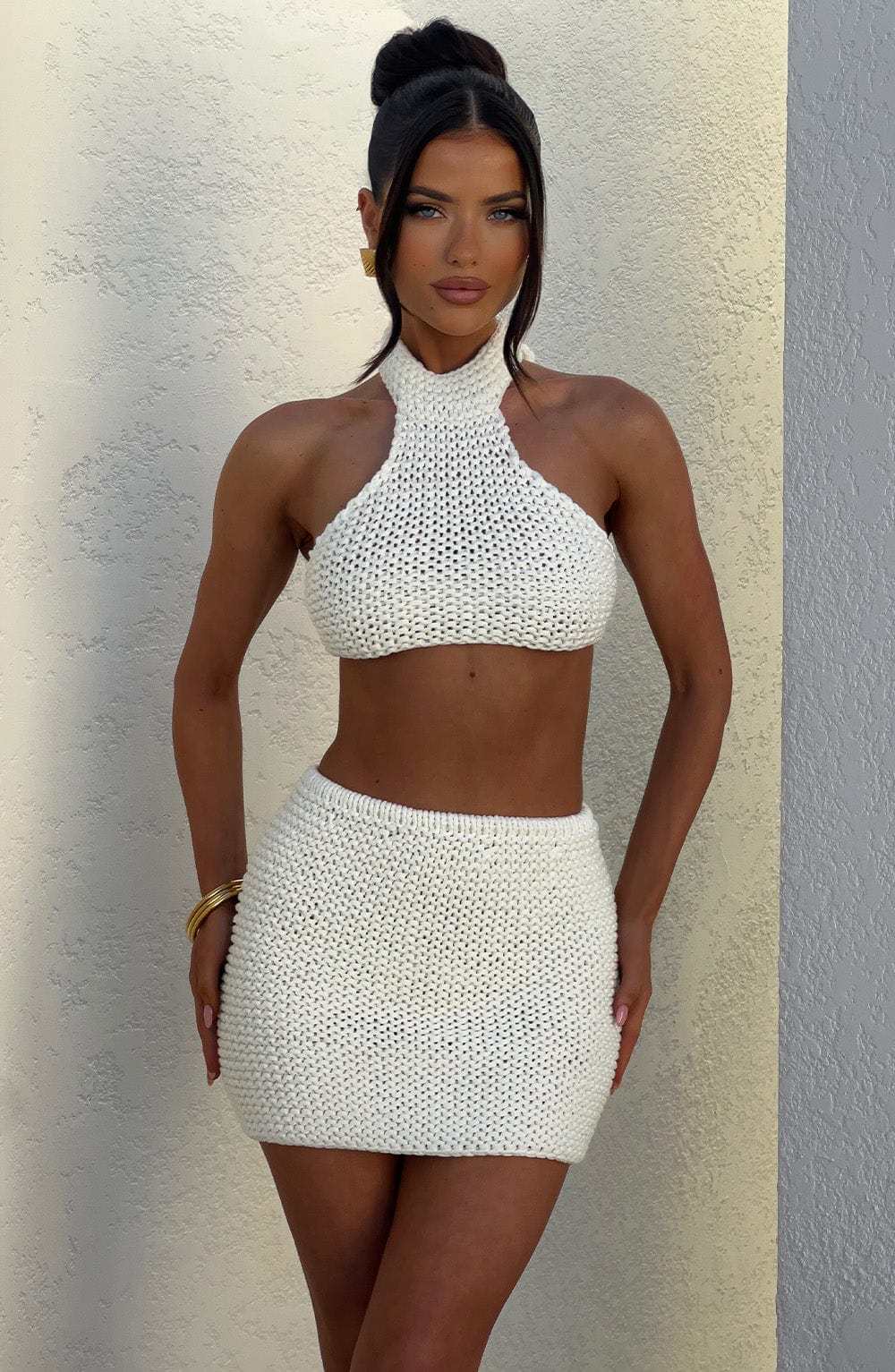 Margot Mini Skirt - Ivory-My Top Dress.All Rights Reserved