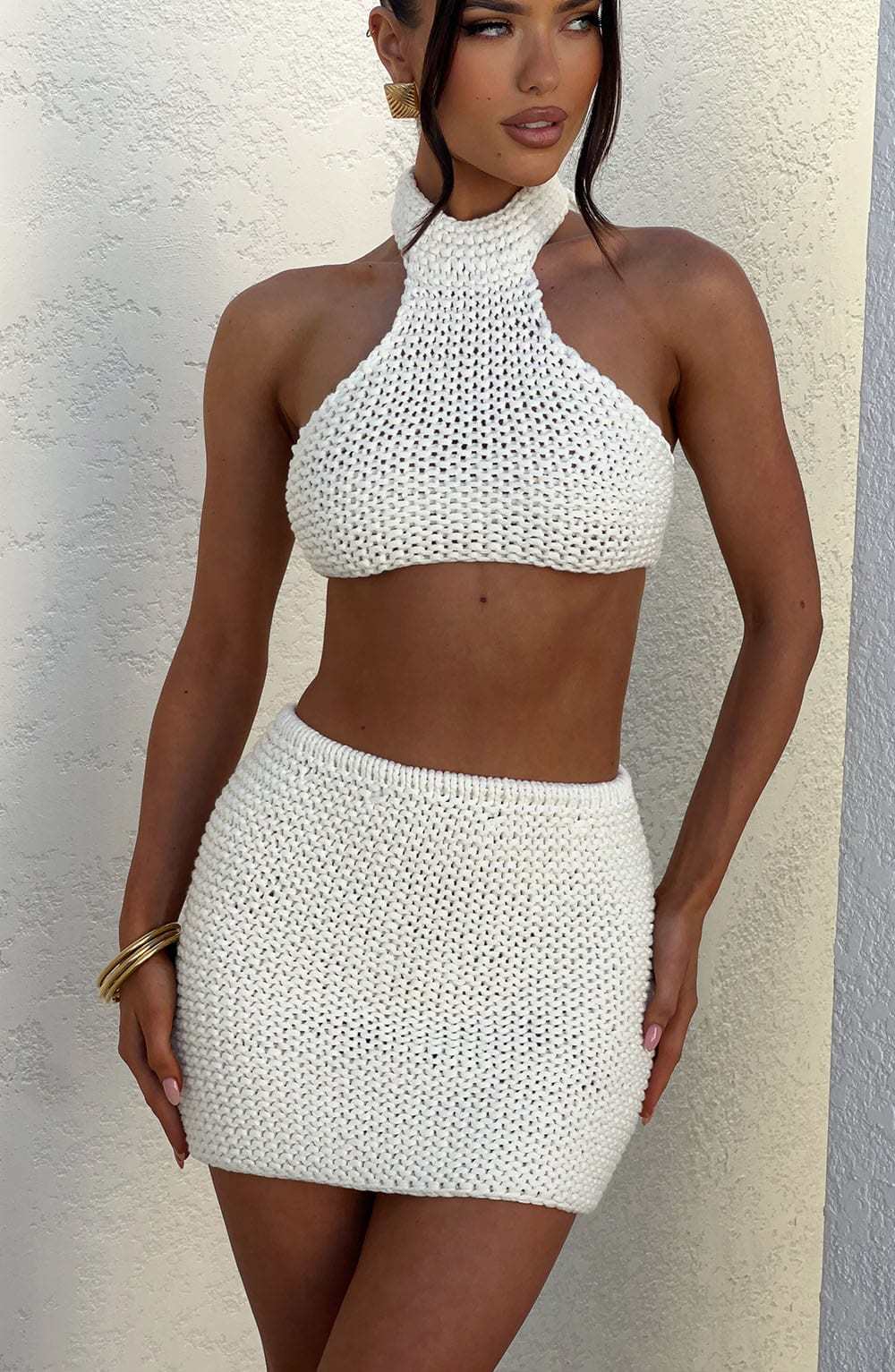 Margot Mini Skirt - Ivory-My Top Dress.All Rights Reserved