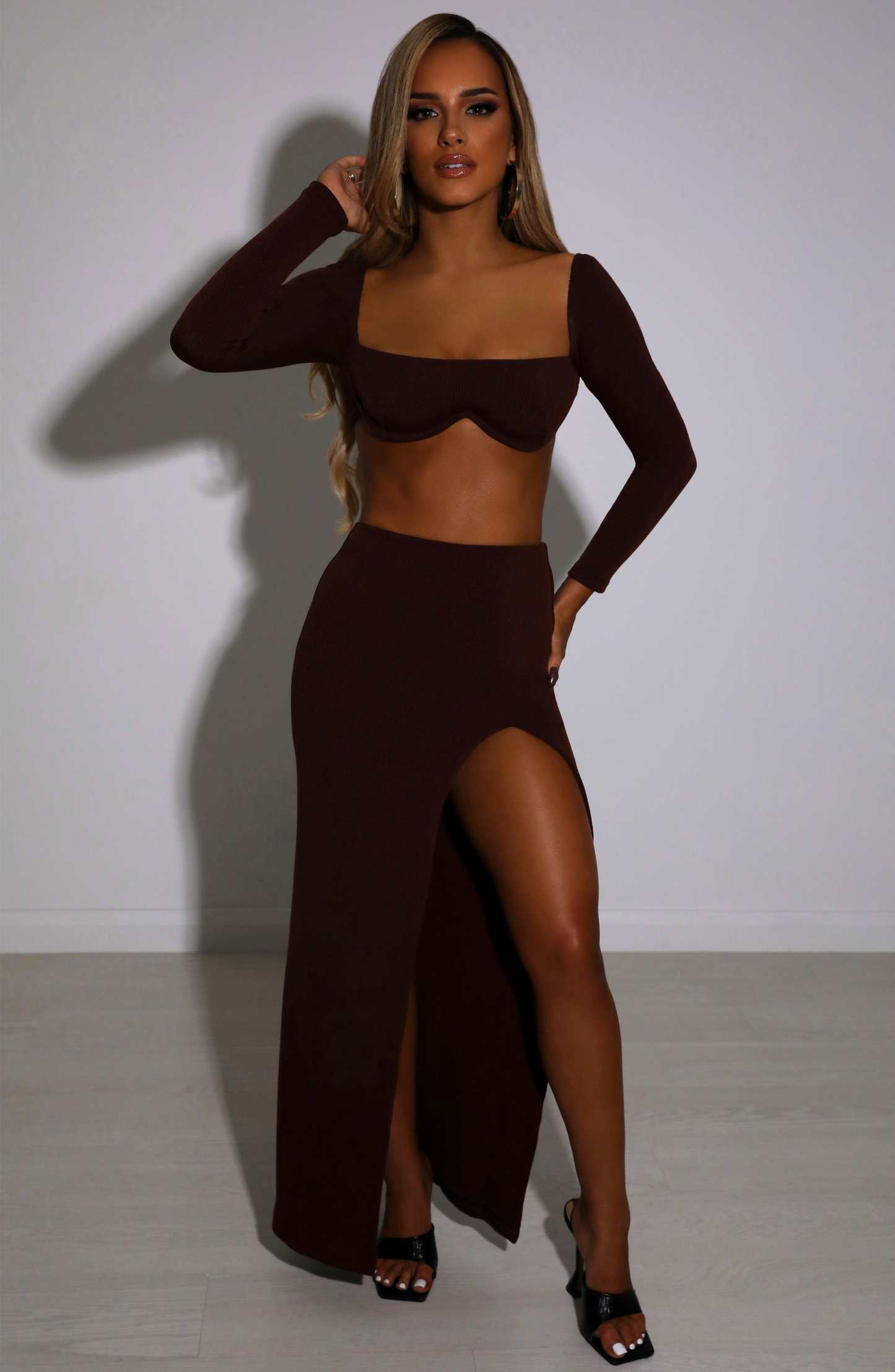 Mariana Maxi Skirt - Chocolate-My Top Dress.All Rights Reserved