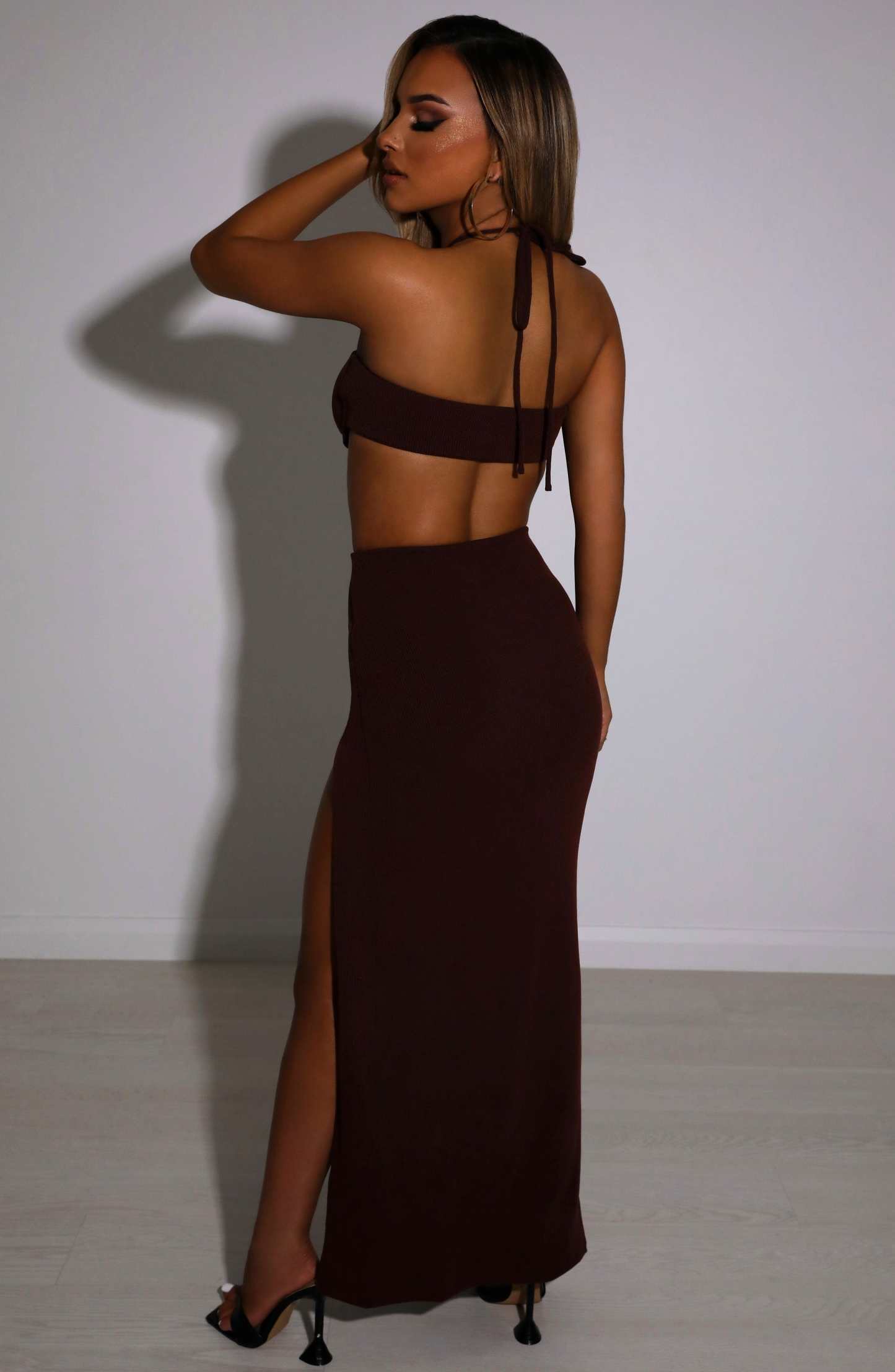 Mariana Maxi Skirt - Chocolate-My Top Dress.All Rights Reserved