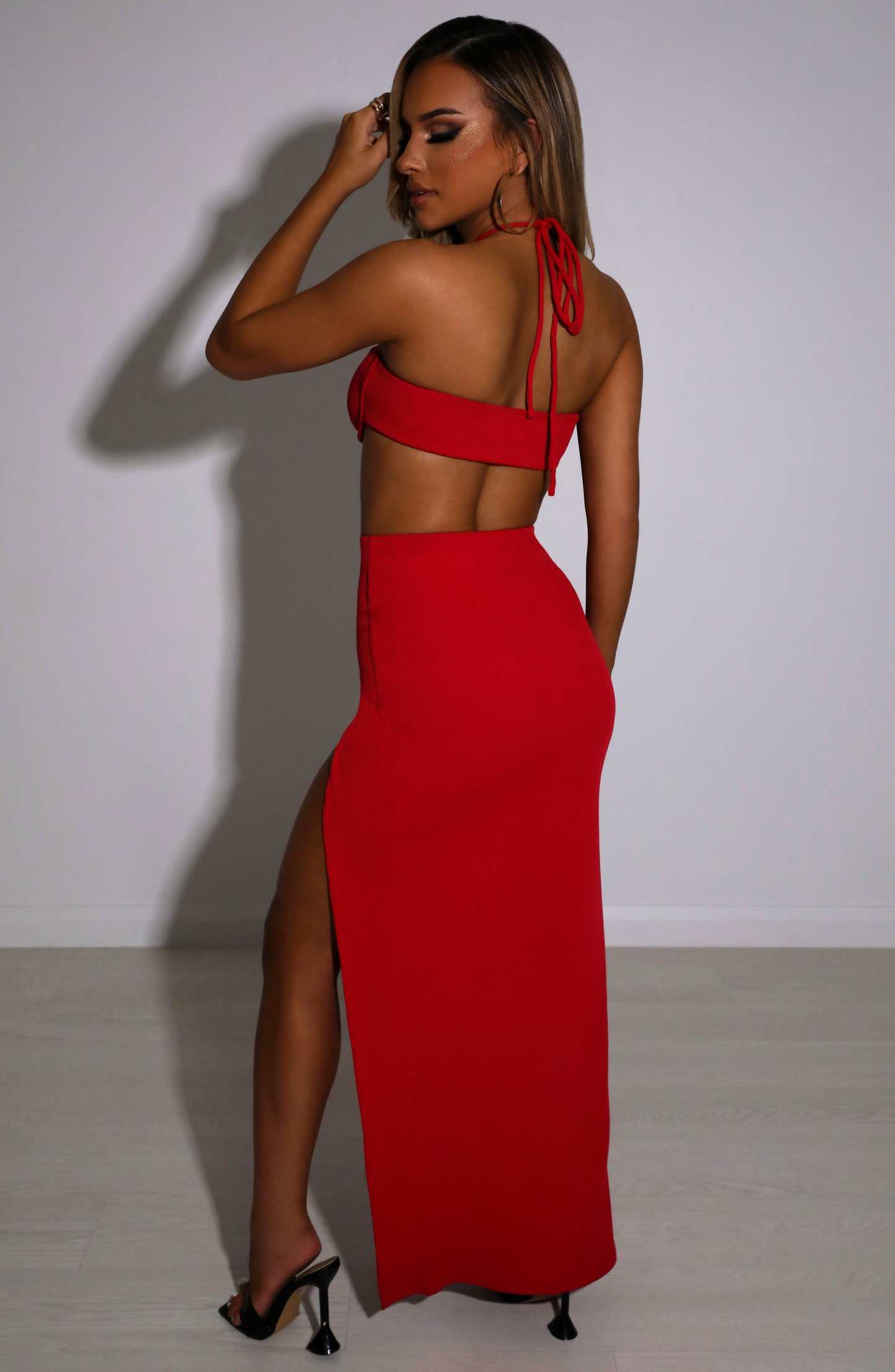 Mariana Maxi Skirt - Red-My Top Dress.All Rights Reserved