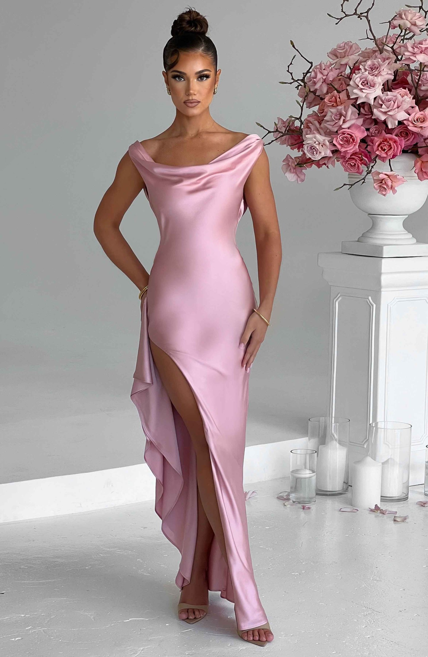 Marilyn Maxi Dress - Blush-My Top Dress.All Rights Reserved