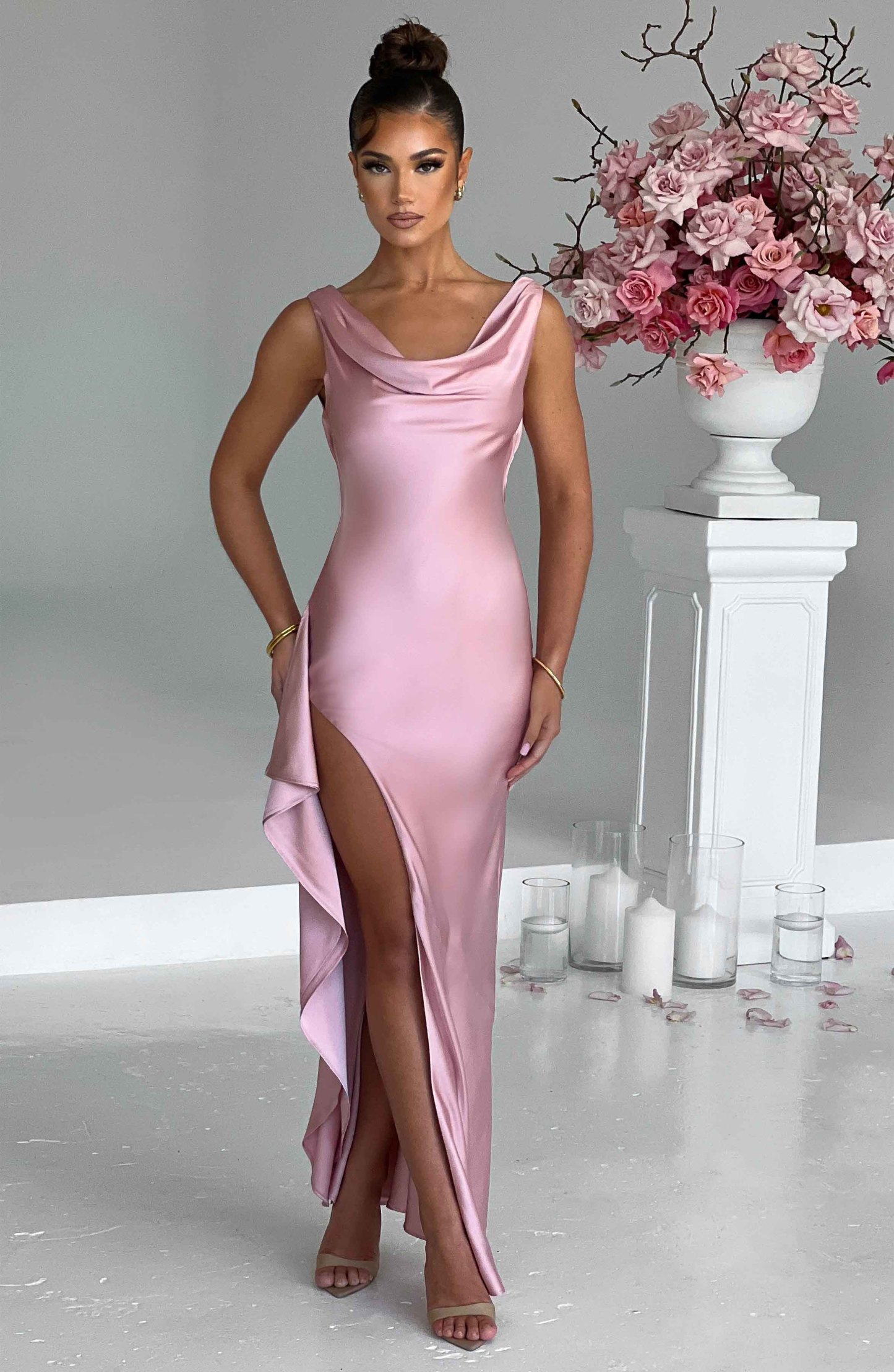 Marilyn Maxi Dress - Blush-My Top Dress.All Rights Reserved