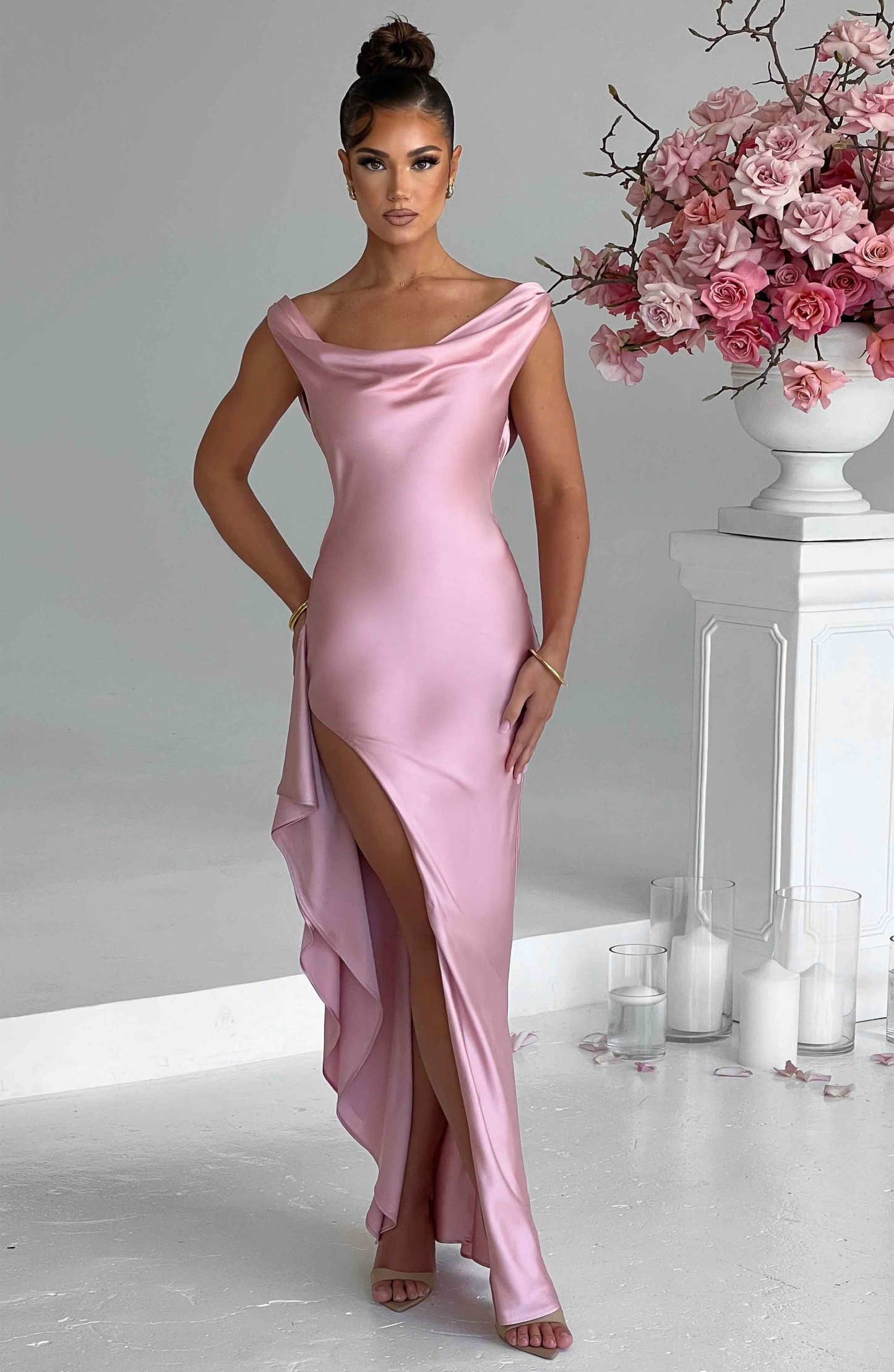 Marilyn Maxi Dress - Blush-My Top Dress.All Rights Reserved