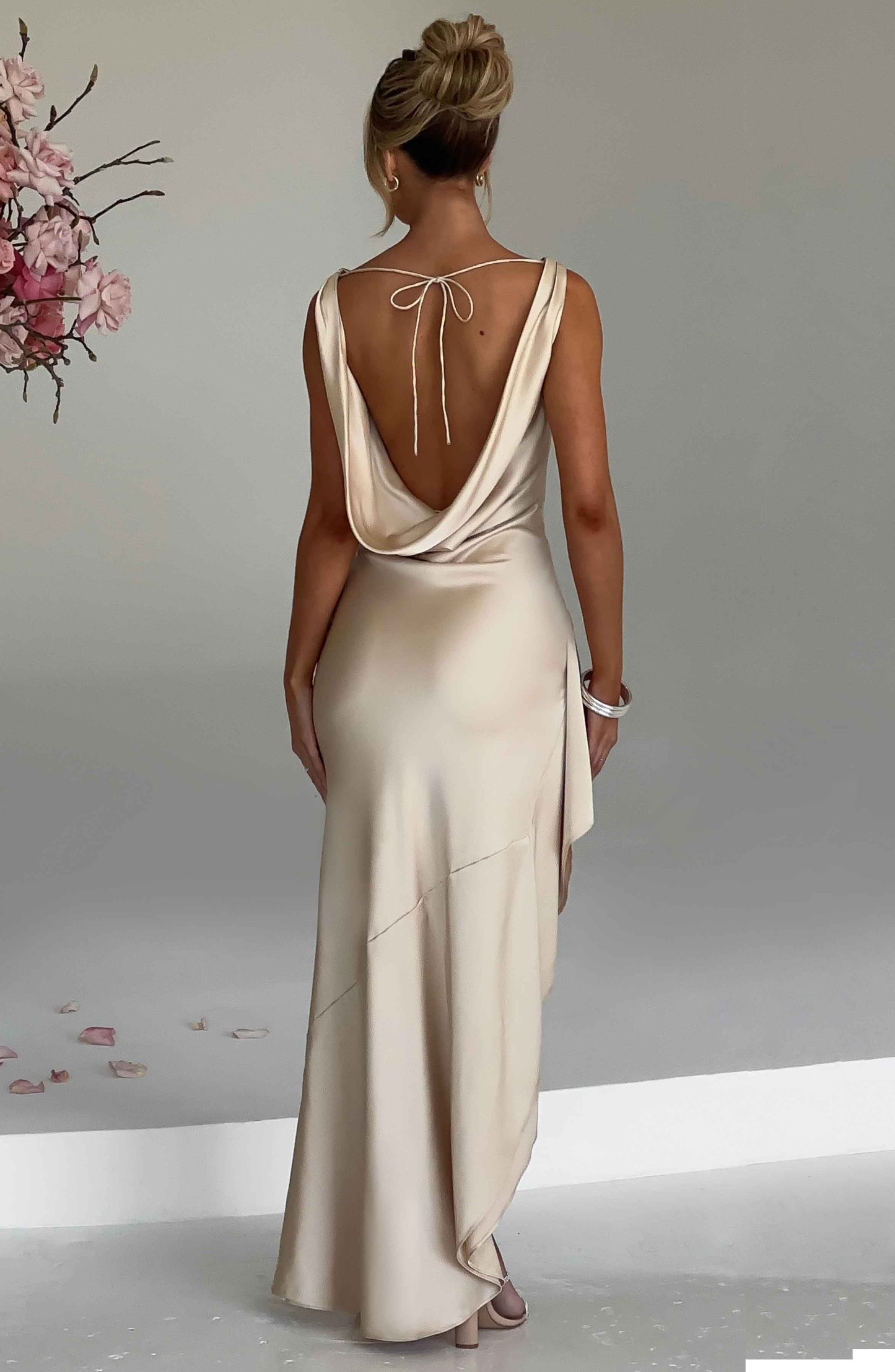Marilyn Maxi Dress - Champagne-My Top Dress.All Rights Reserved