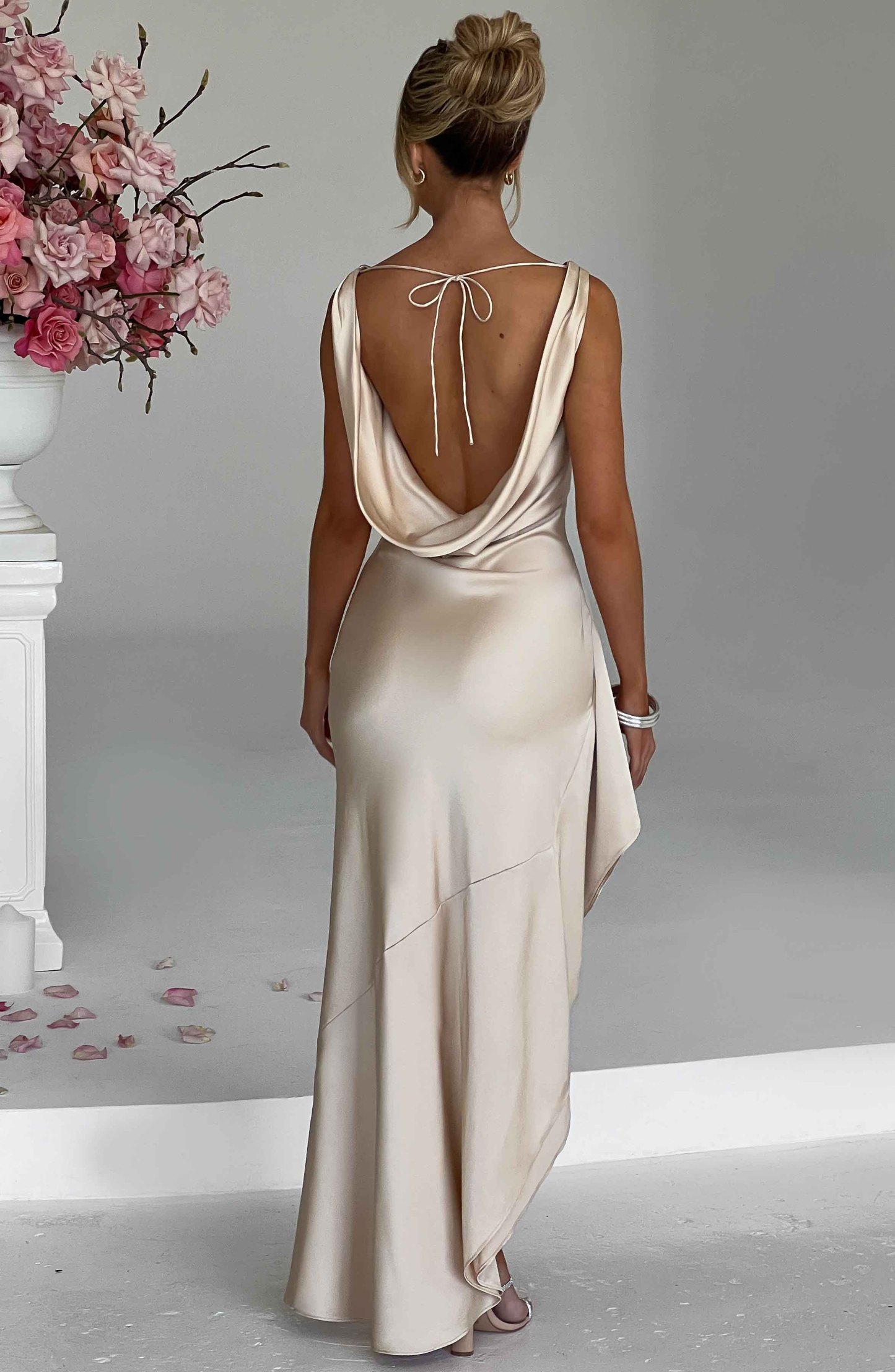 Marilyn Maxi Dress - Champagne-My Top Dress.All Rights Reserved
