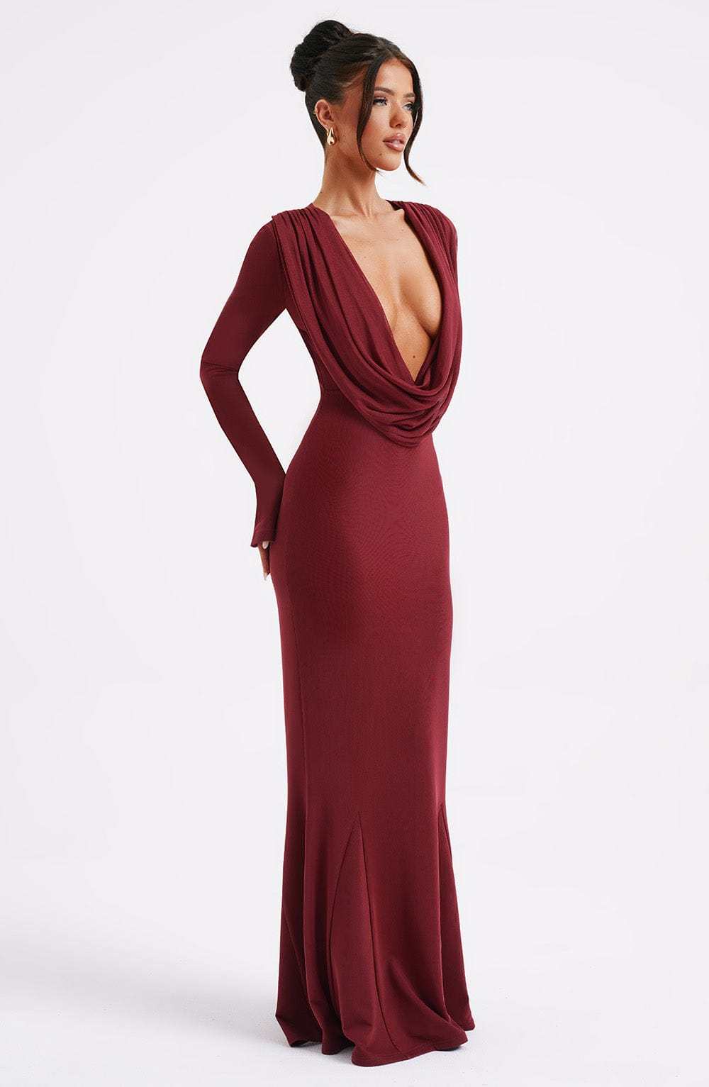 Martina Maxi Dress - Burgundy-My Top Dress.All Rights Reserved
