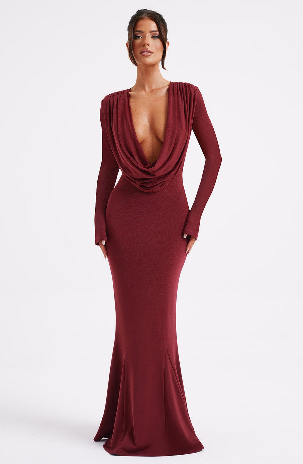 Martina Maxi Dress - Burgundy-My Top Dress.All Rights Reserved