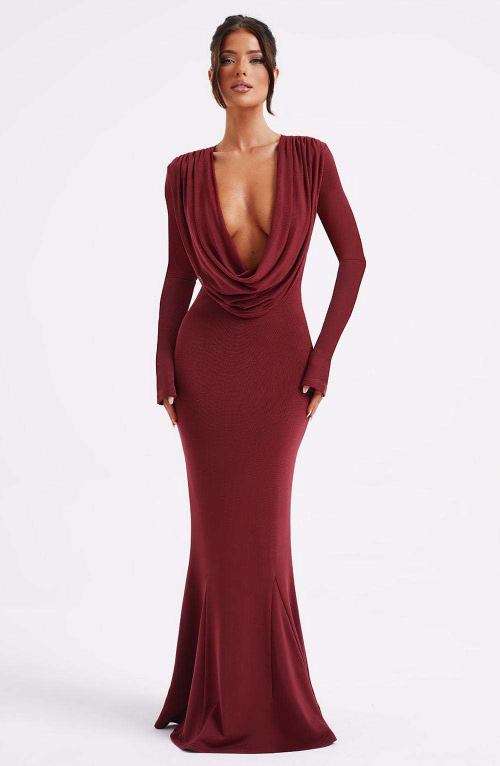 Martina Maxi Dress - Burgundy-My Top Dress.All Rights Reserved