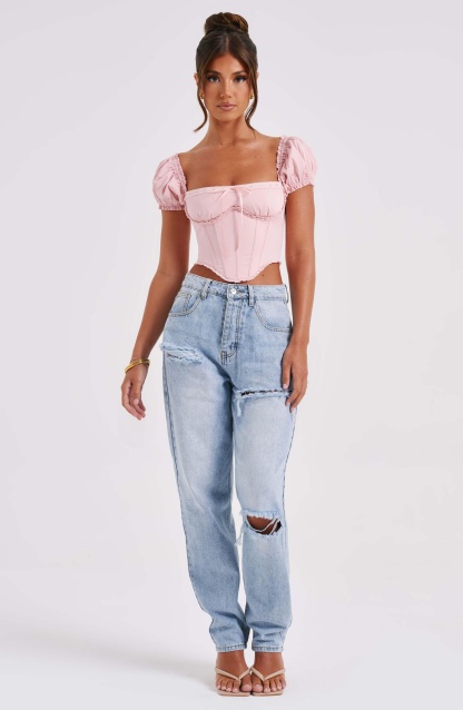 Matilda Corset - Blush-My Top Dress.All Rights Reserved