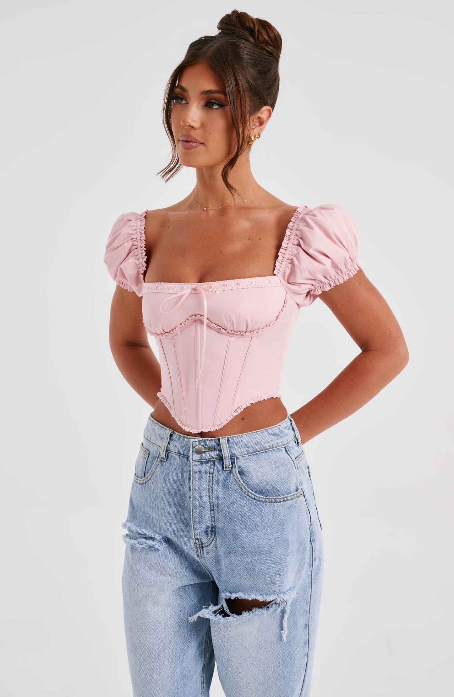 Matilda Corset - Blush-My Top Dress.All Rights Reserved