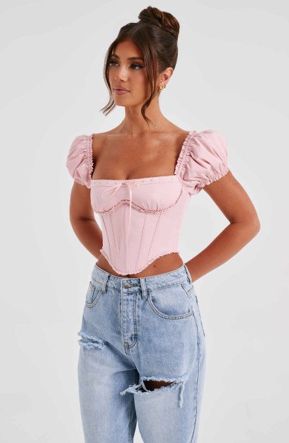 Matilda Corset - Blush-My Top Dress.All Rights Reserved