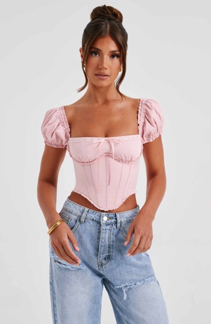 Matilda Corset - Blush-My Top Dress.All Rights Reserved