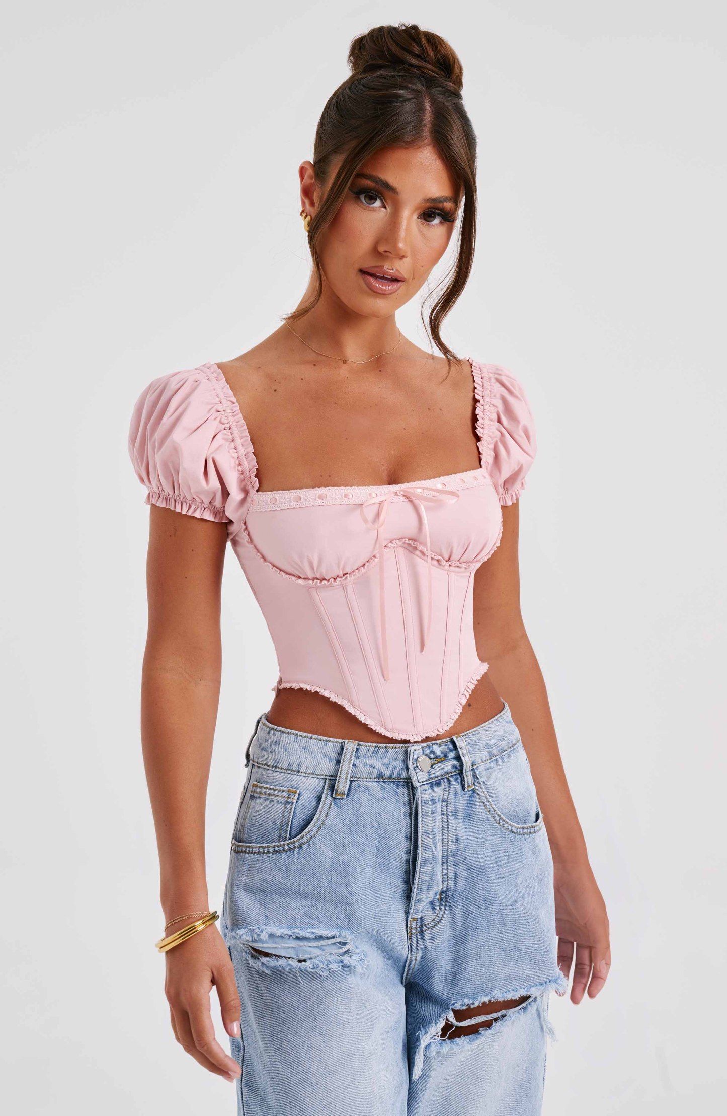 Matilda Corset - Blush-My Top Dress.All Rights Reserved