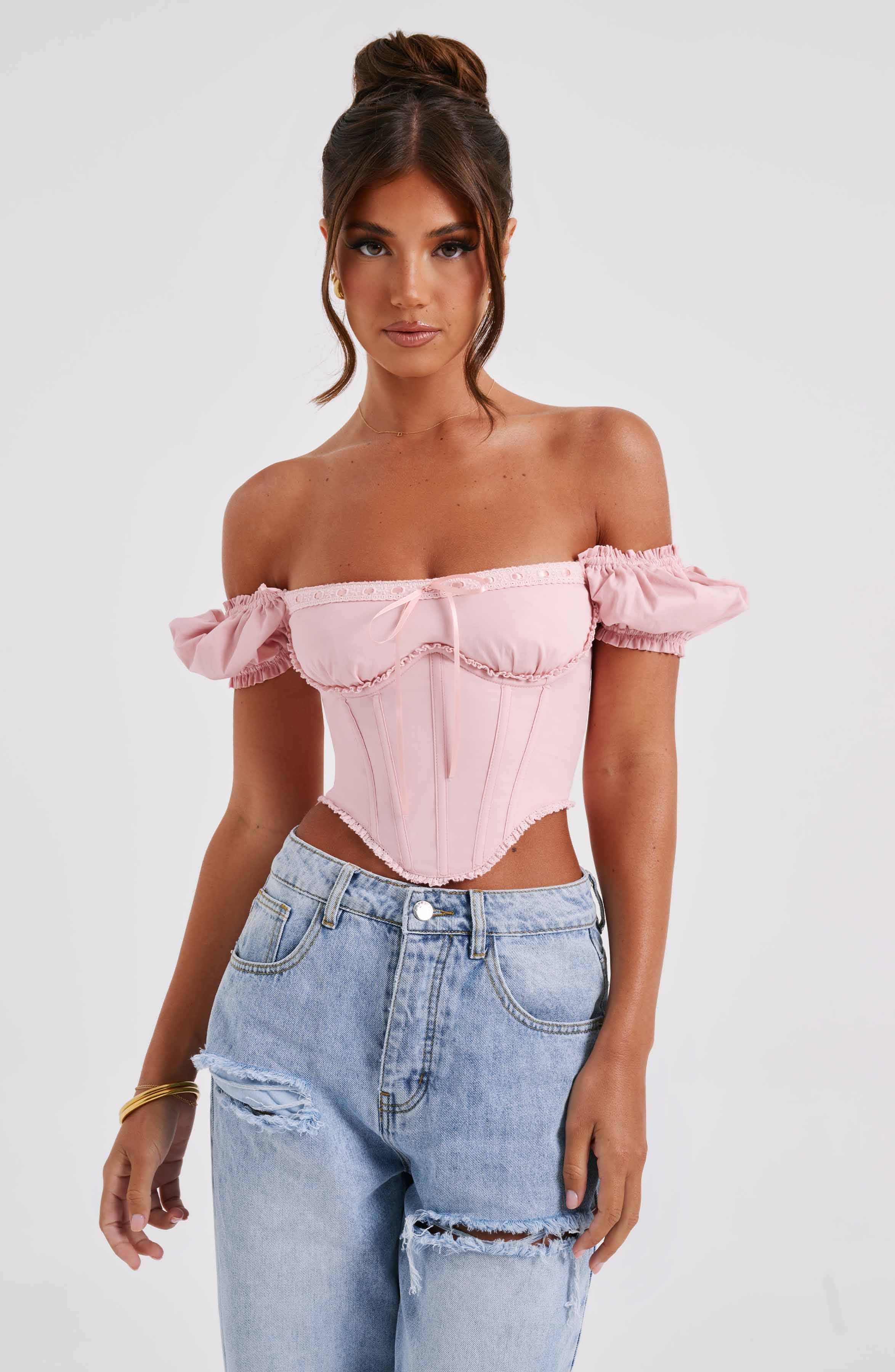 Matilda Corset - Blush-My Top Dress.All Rights Reserved