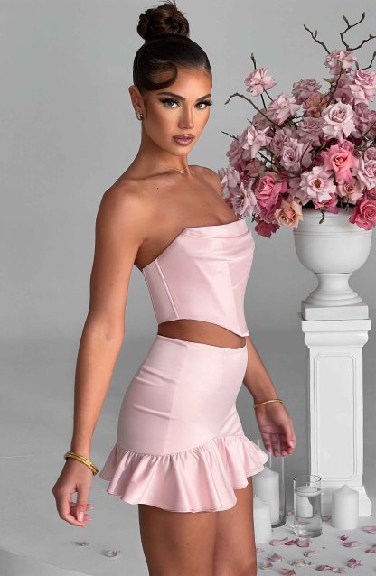 Maura Corset - Blush-My Top Dress.All Rights Reserved