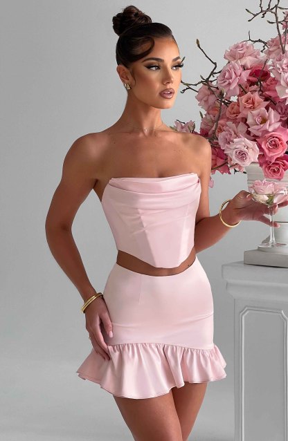 Maura Corset - Blush-My Top Dress.All Rights Reserved
