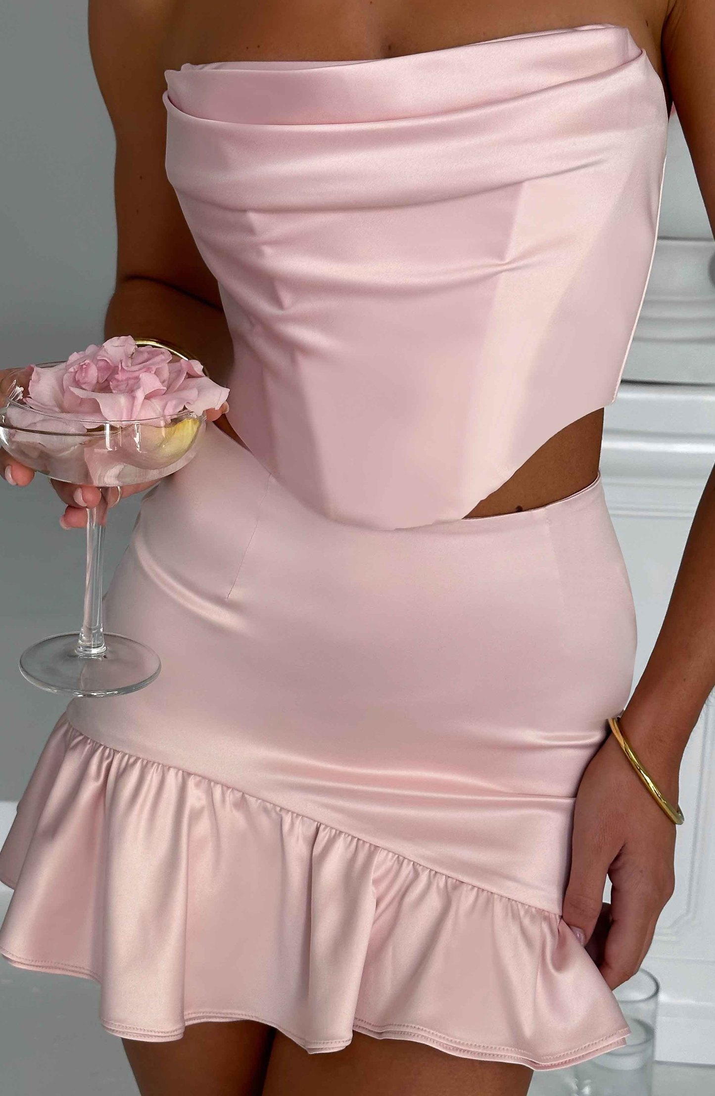 Maura Corset - Blush-My Top Dress.All Rights Reserved