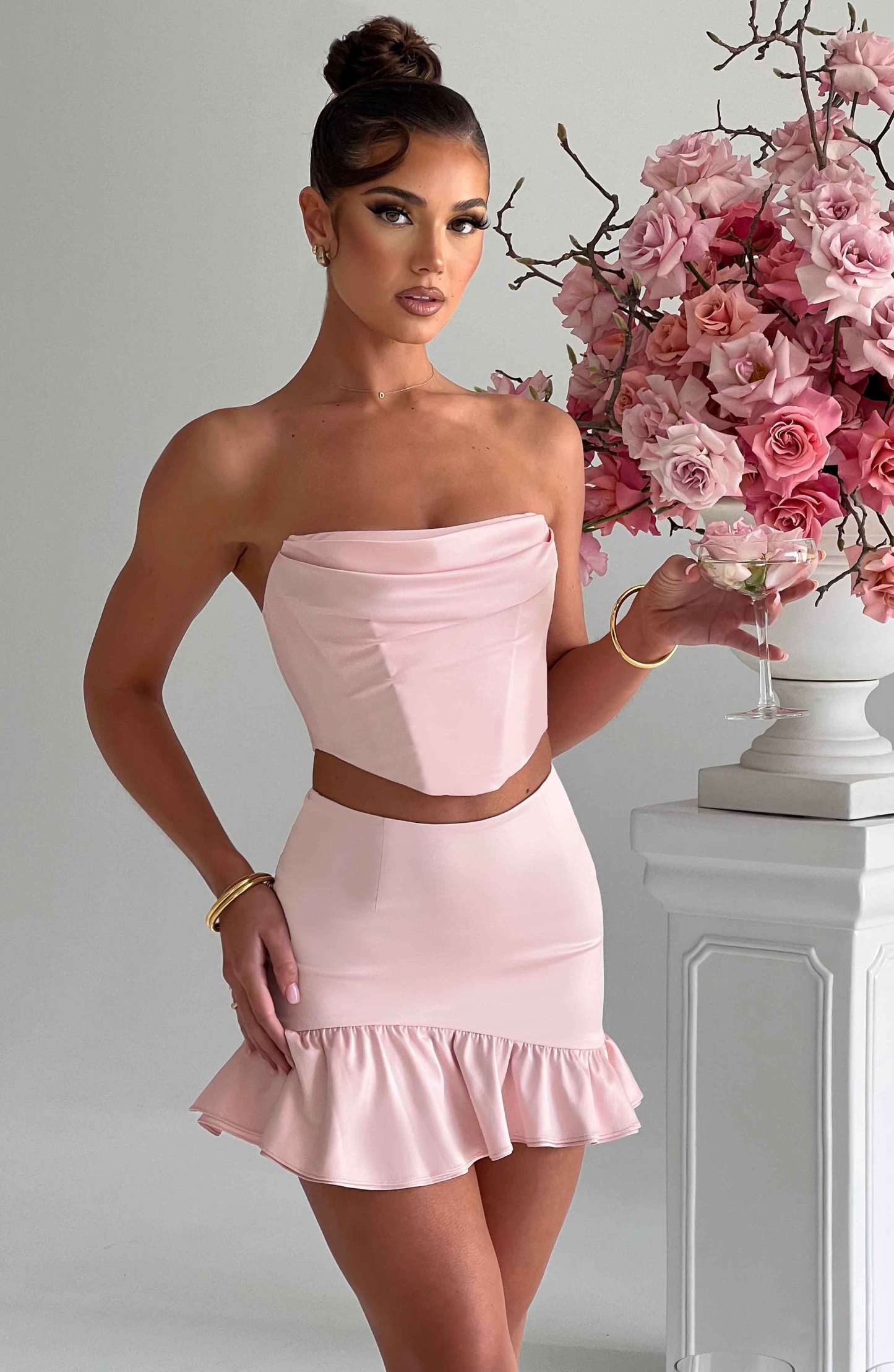 Maura Corset - Blush-My Top Dress.All Rights Reserved