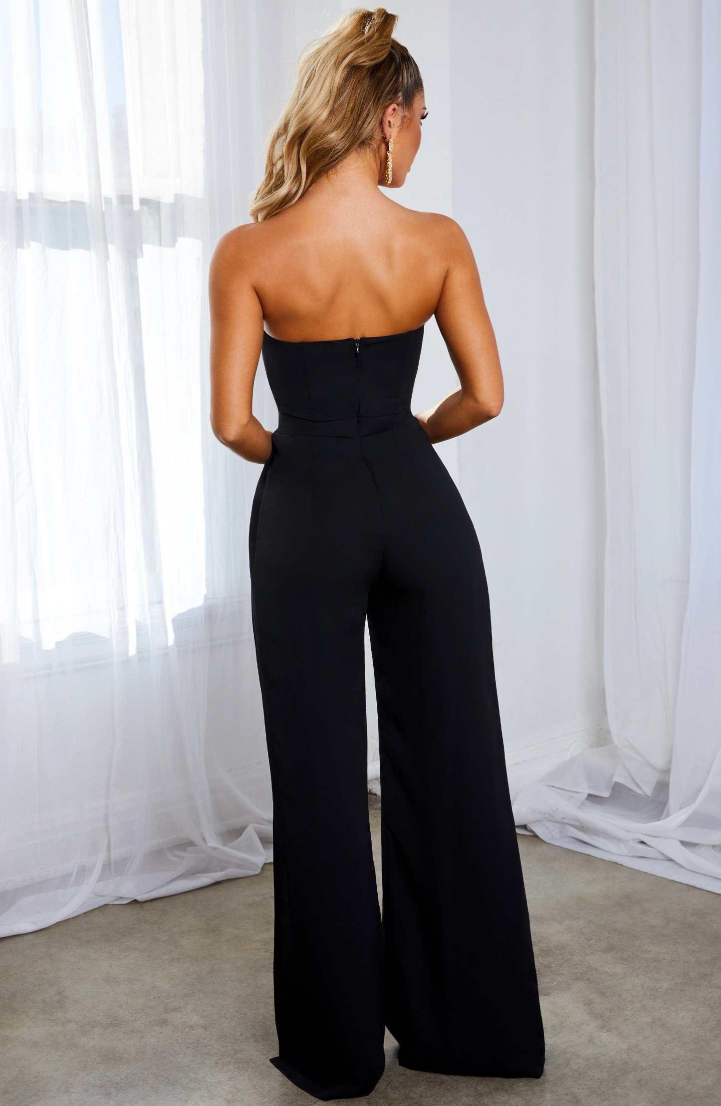 Melanie Jumpsuit - Black-My Top Dress.All Rights Reserved