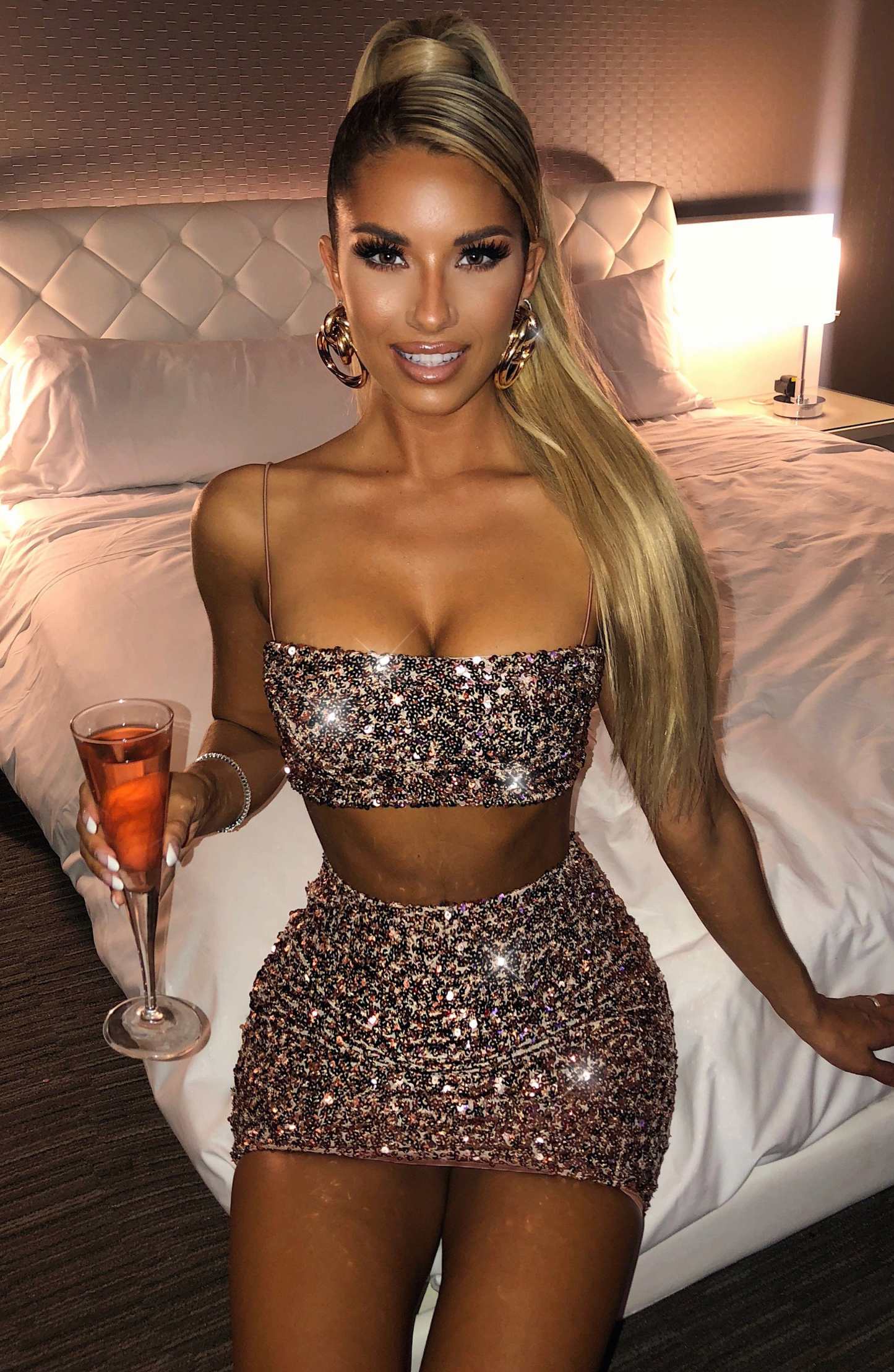 Mellissa Top - Bronze Sequin-My Top Dress.All Rights Reserved