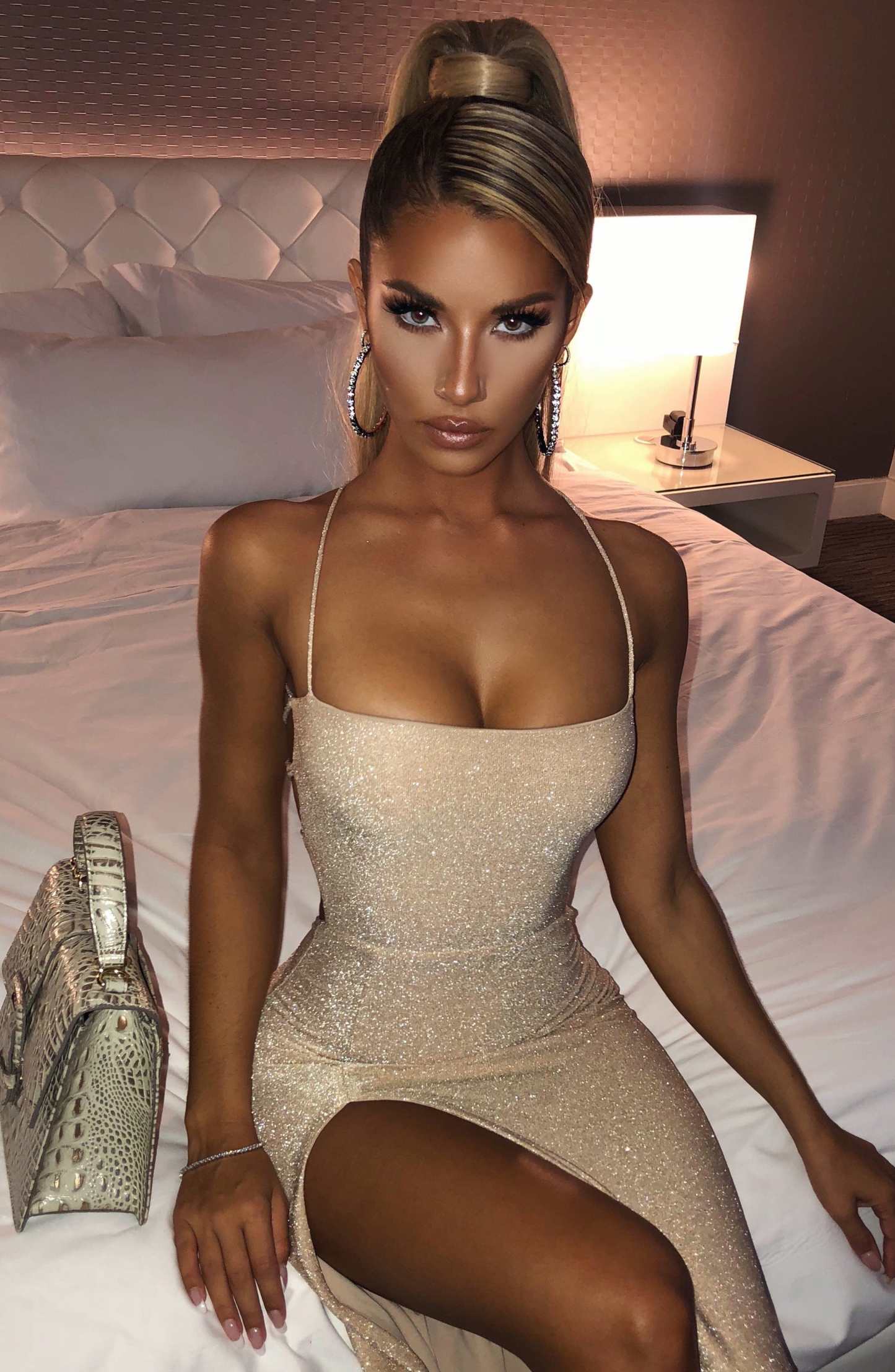 Miley Maxi Dress - Gold Sparkle-My Top Dress.All Rights Reserved