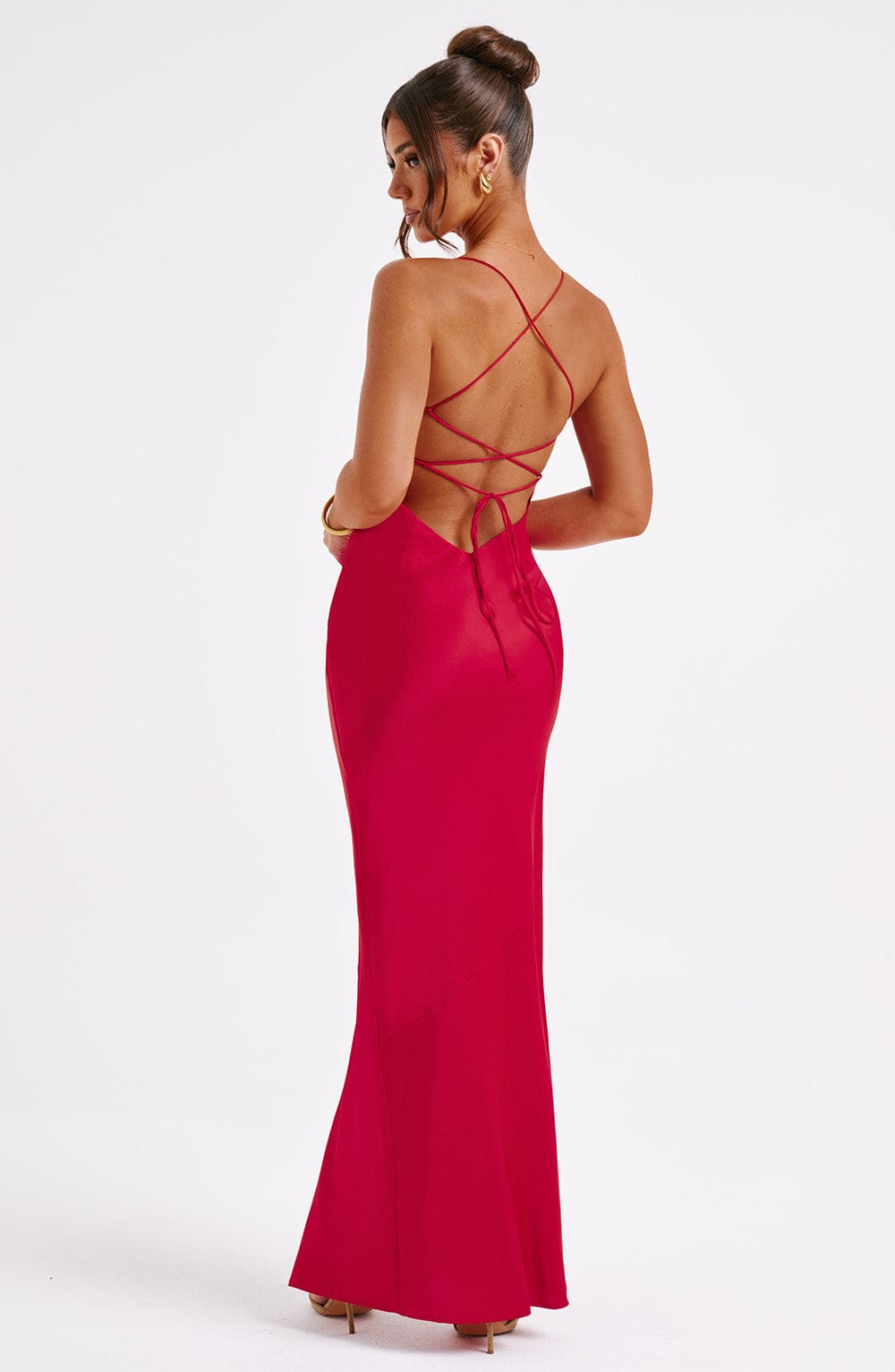 Misha Maxi Dress - Red-My Top Dress.All Rights Reserved