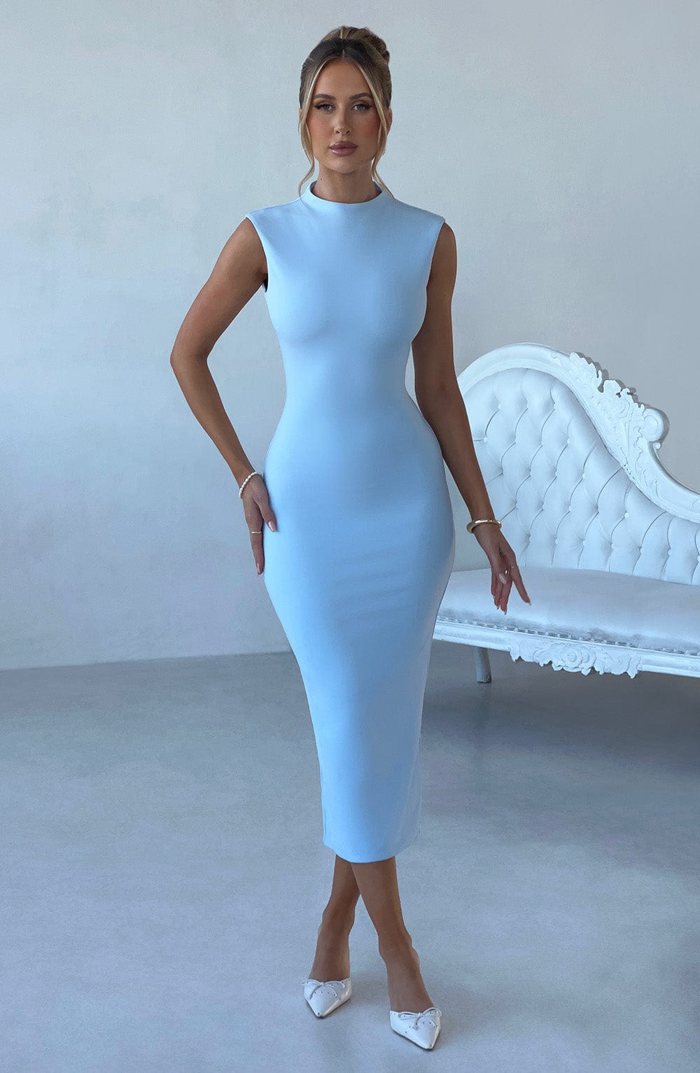 Moira Midi Dress - Blue-My Top Dress.All Rights Reserved