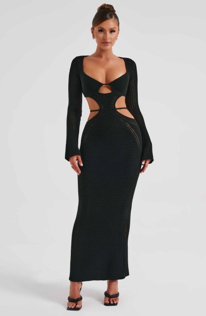 Nadine Maxi Dress - Black-My Top Dress.All Rights Reserved